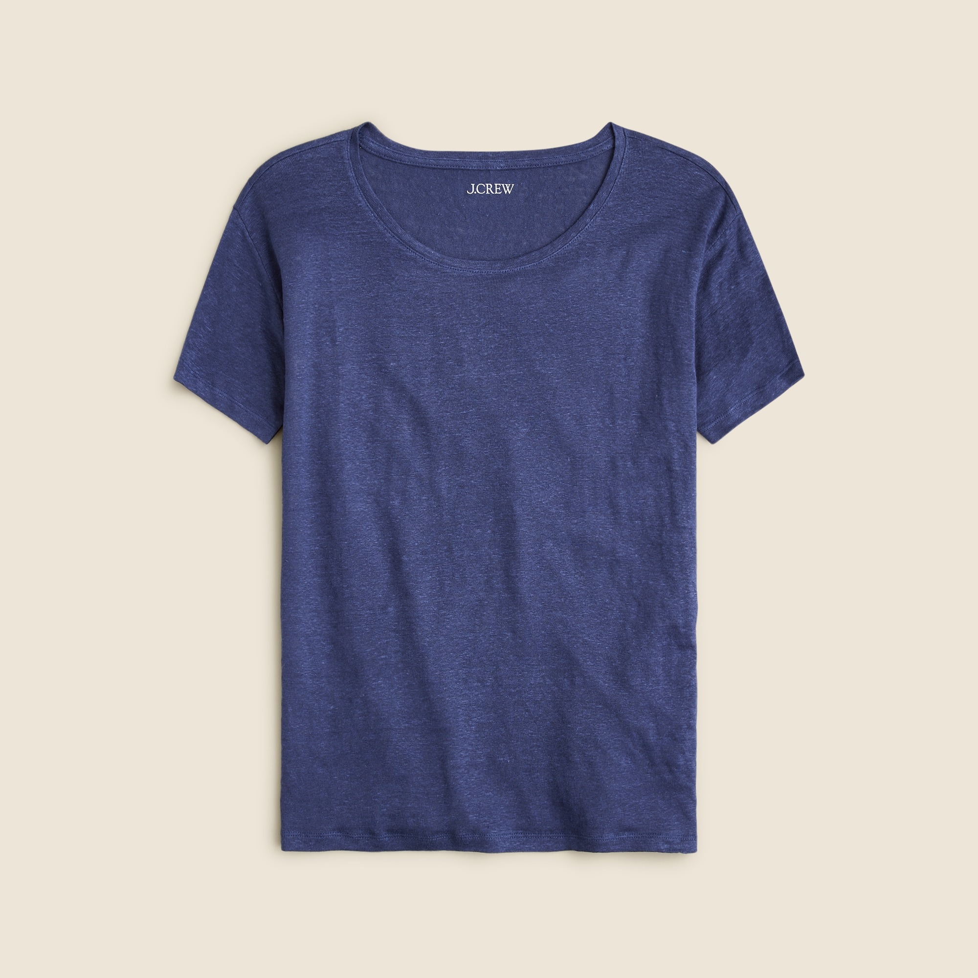 Relaxed linen T-shirt