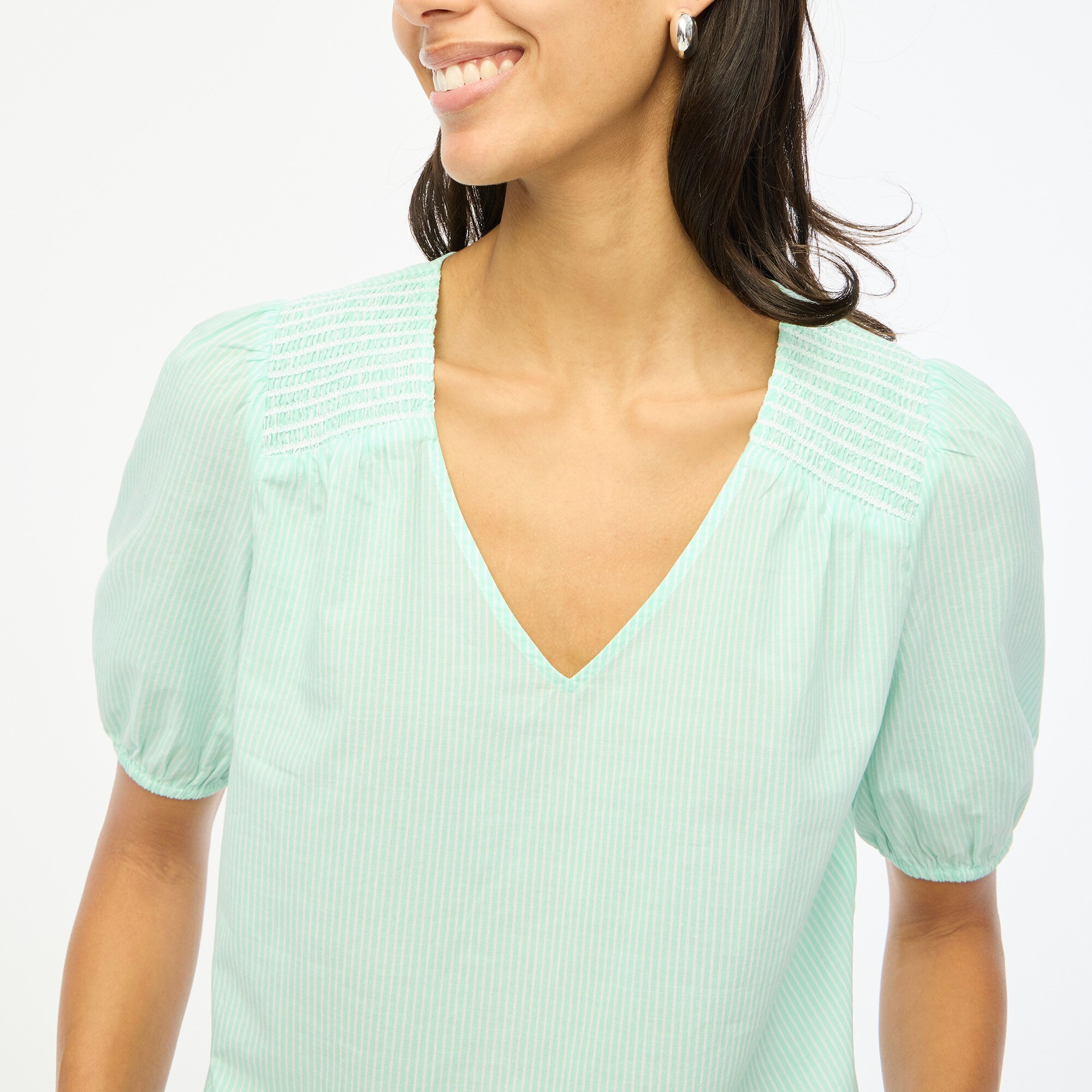 Cotton V-neck top