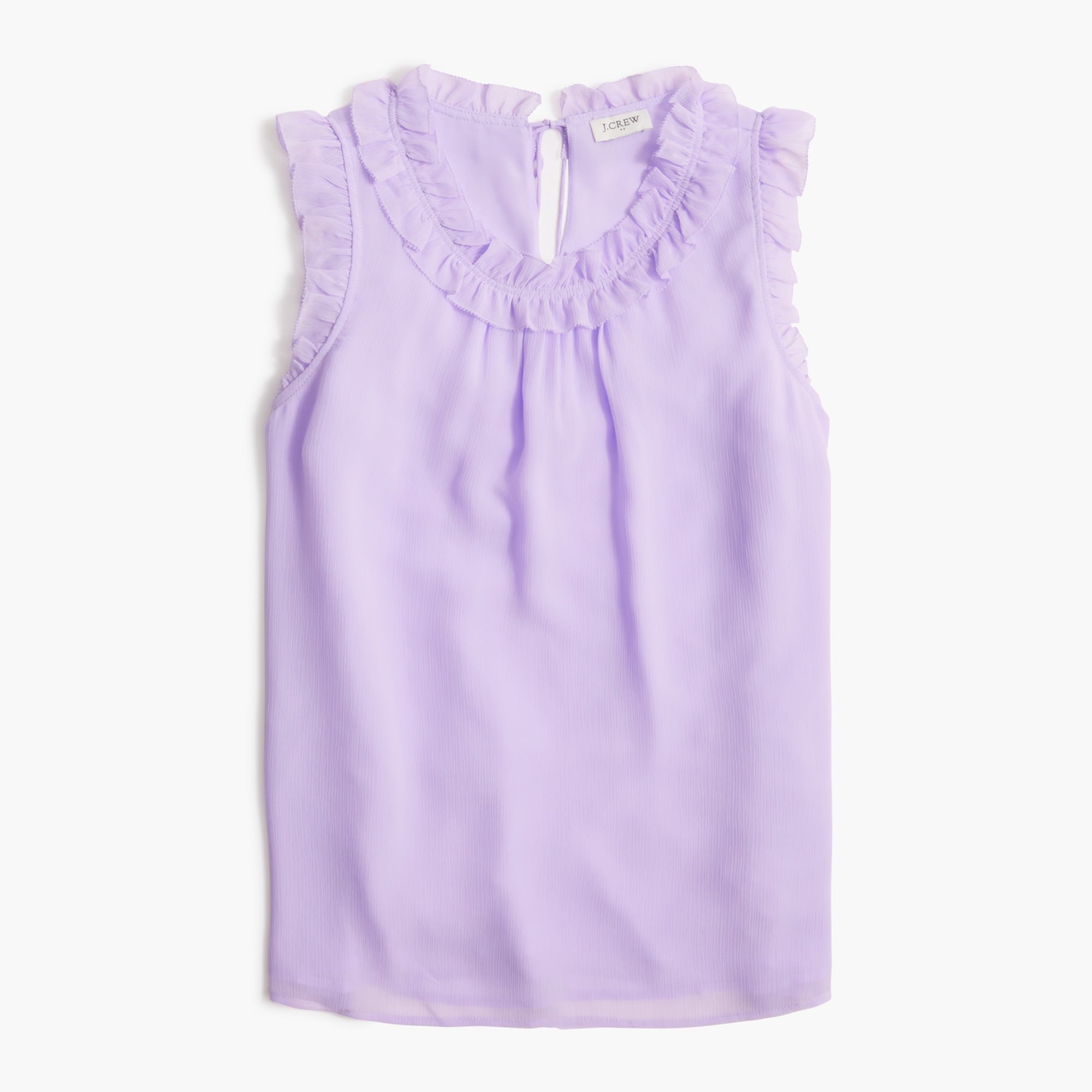 Factory: Ruffleneck Crinkle Top For Women