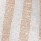Striped linen-blend drawstring short VINTAGE SANDSTONE WHITE