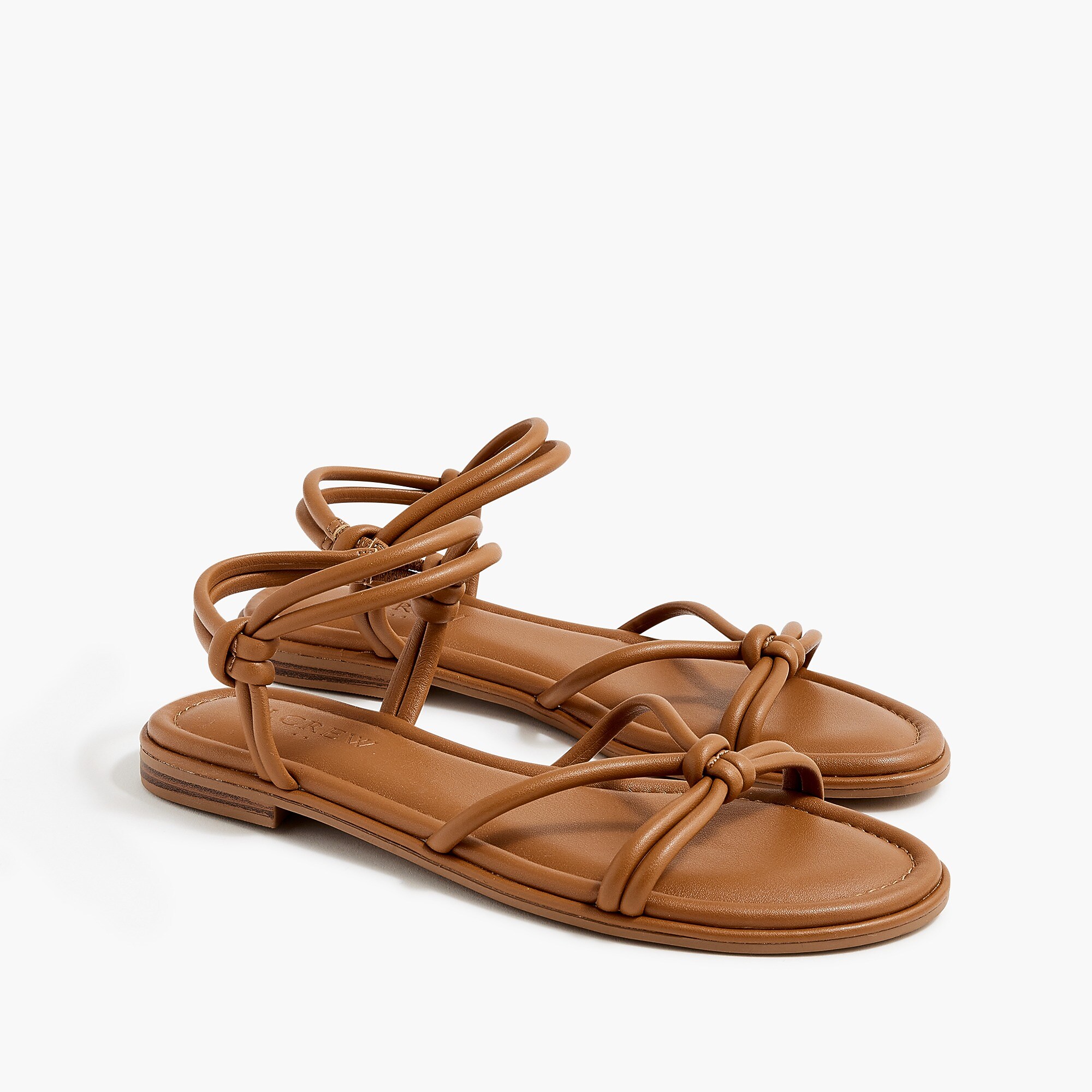Womens Ankle Strap Flat Sandals