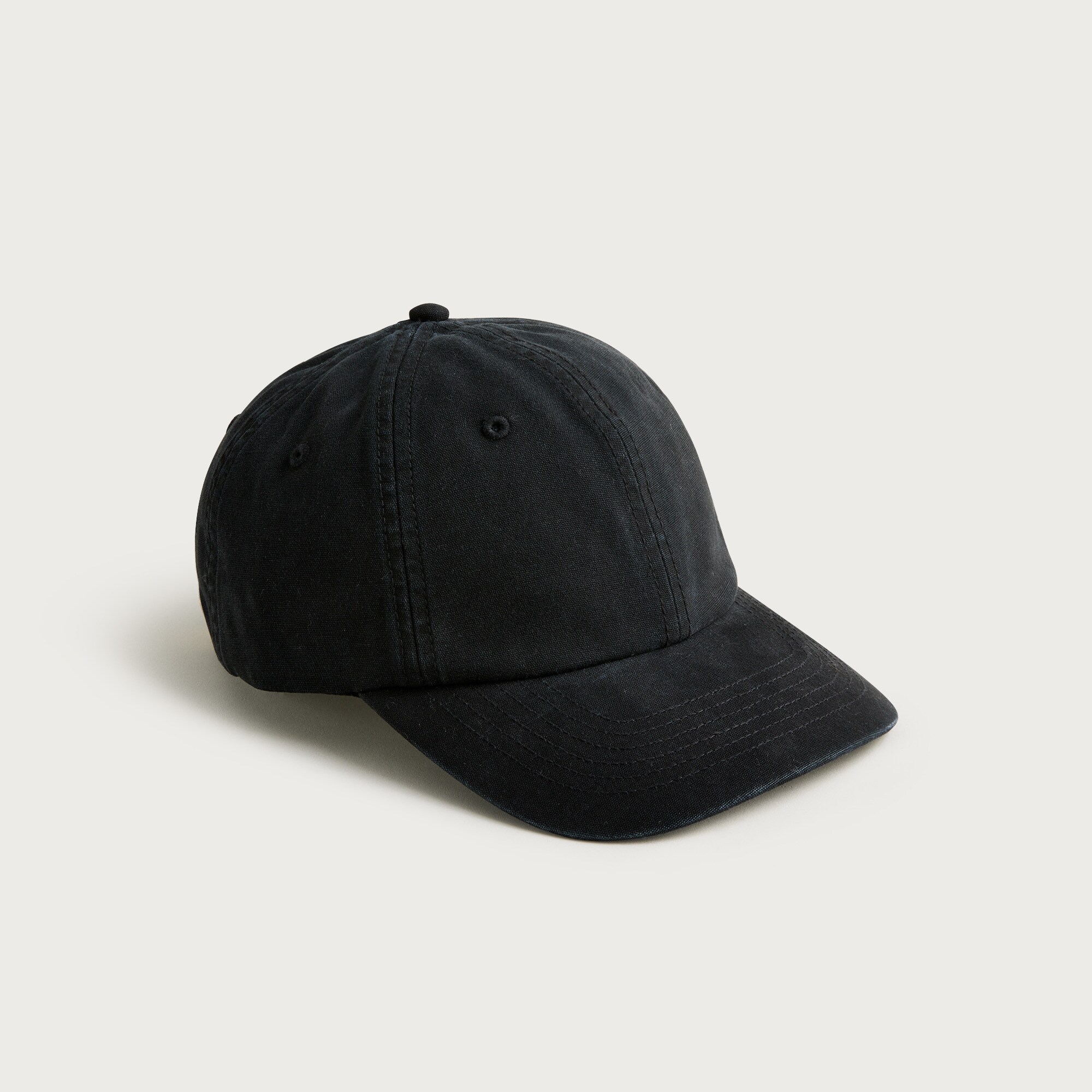  Washed canvas baseball cap