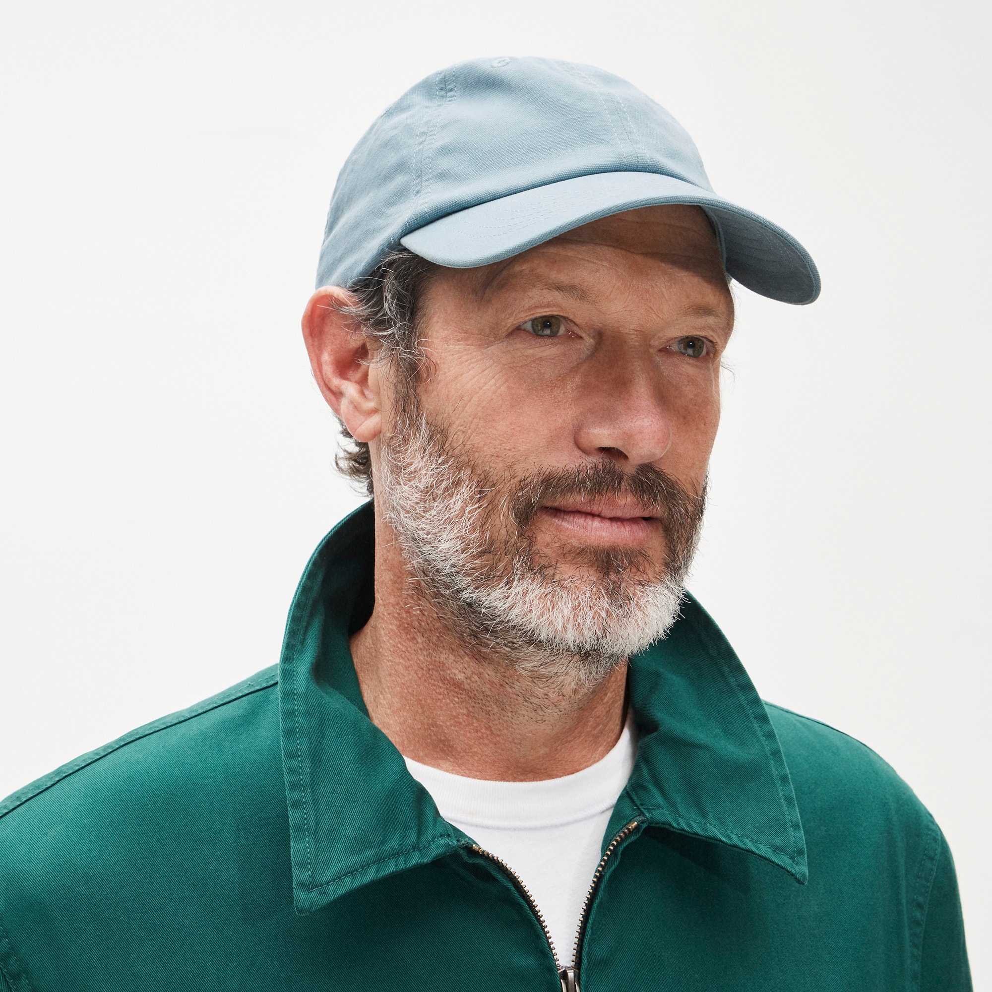 Washed canvas baseball cap