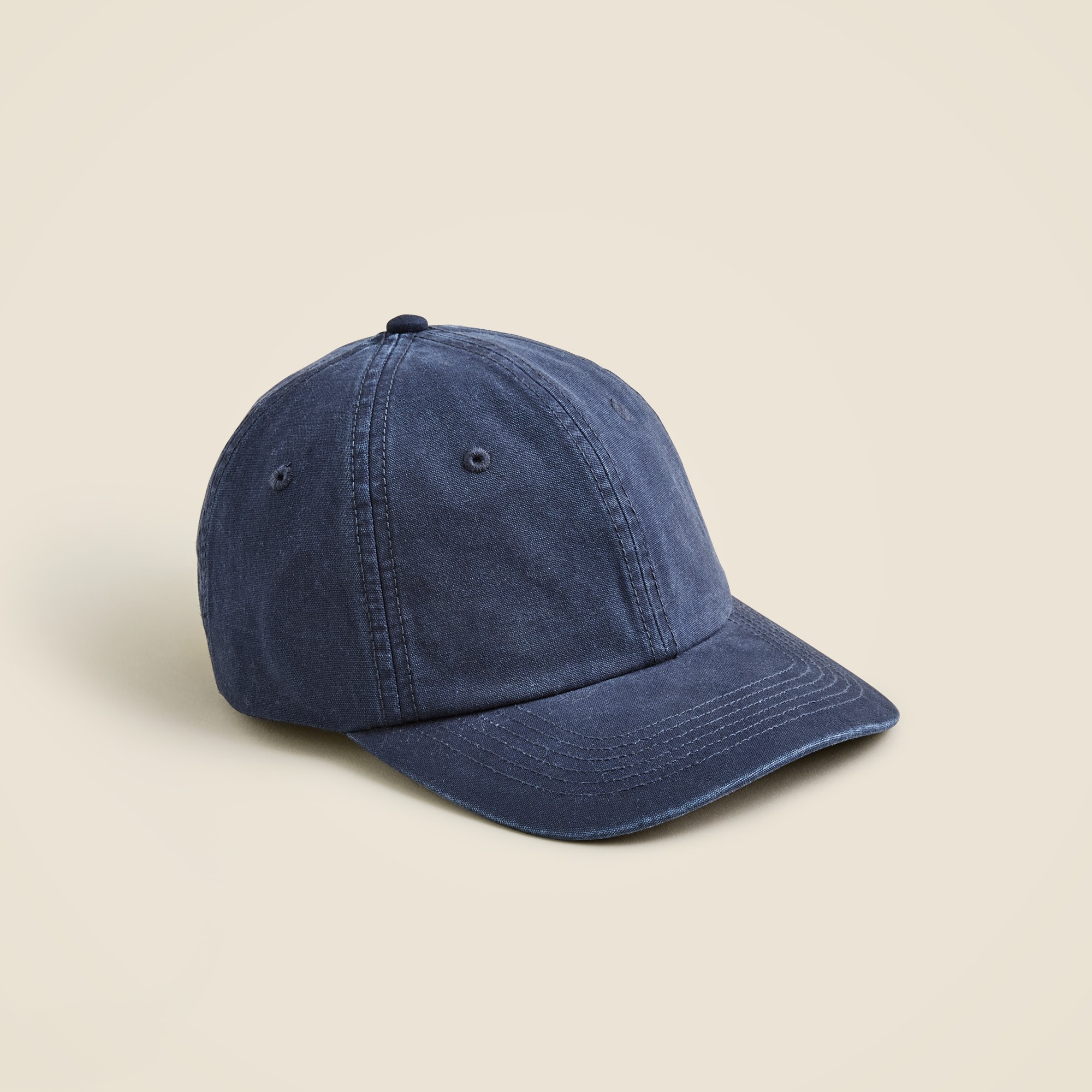 womens Washed canvas baseball cap