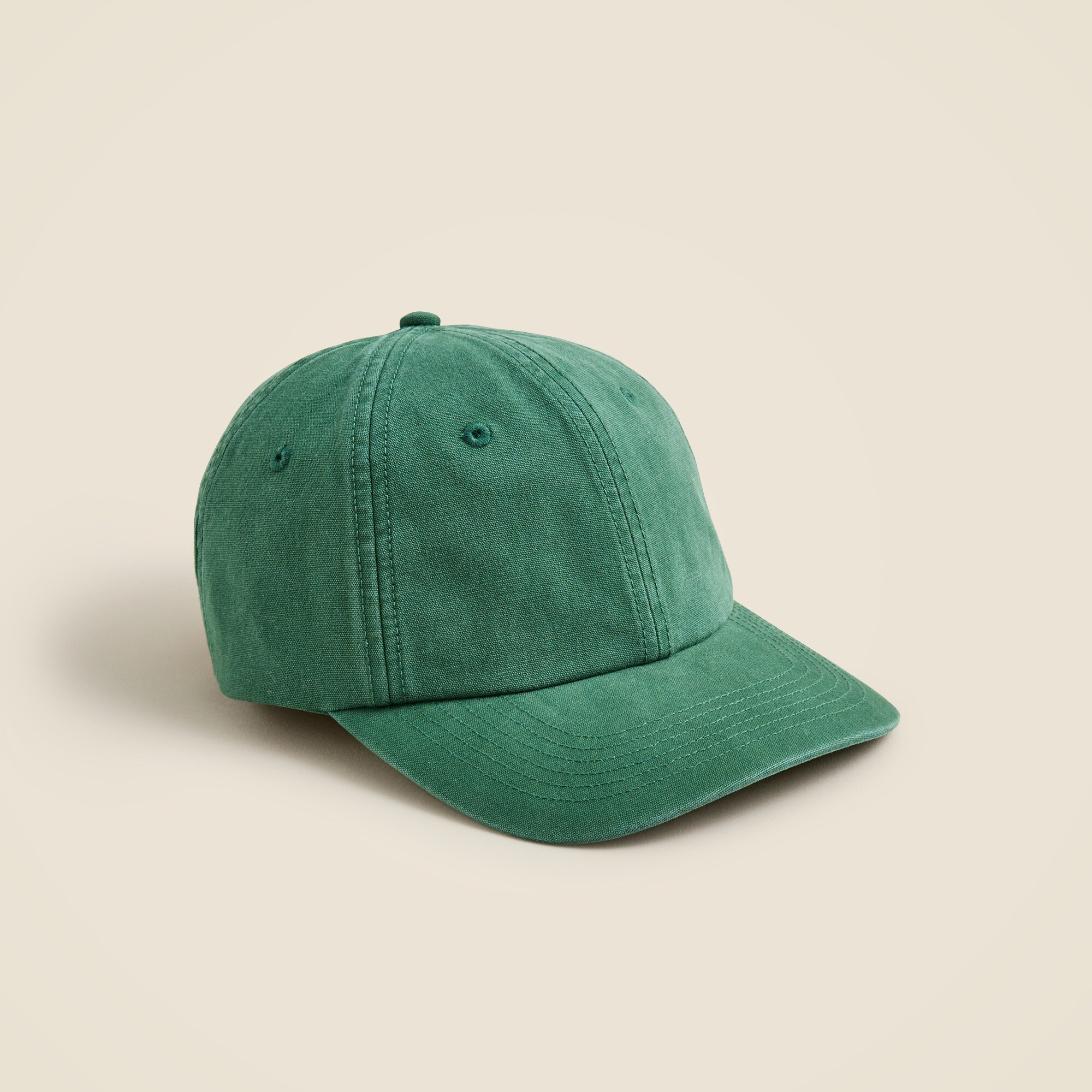 womens Washed canvas baseball cap