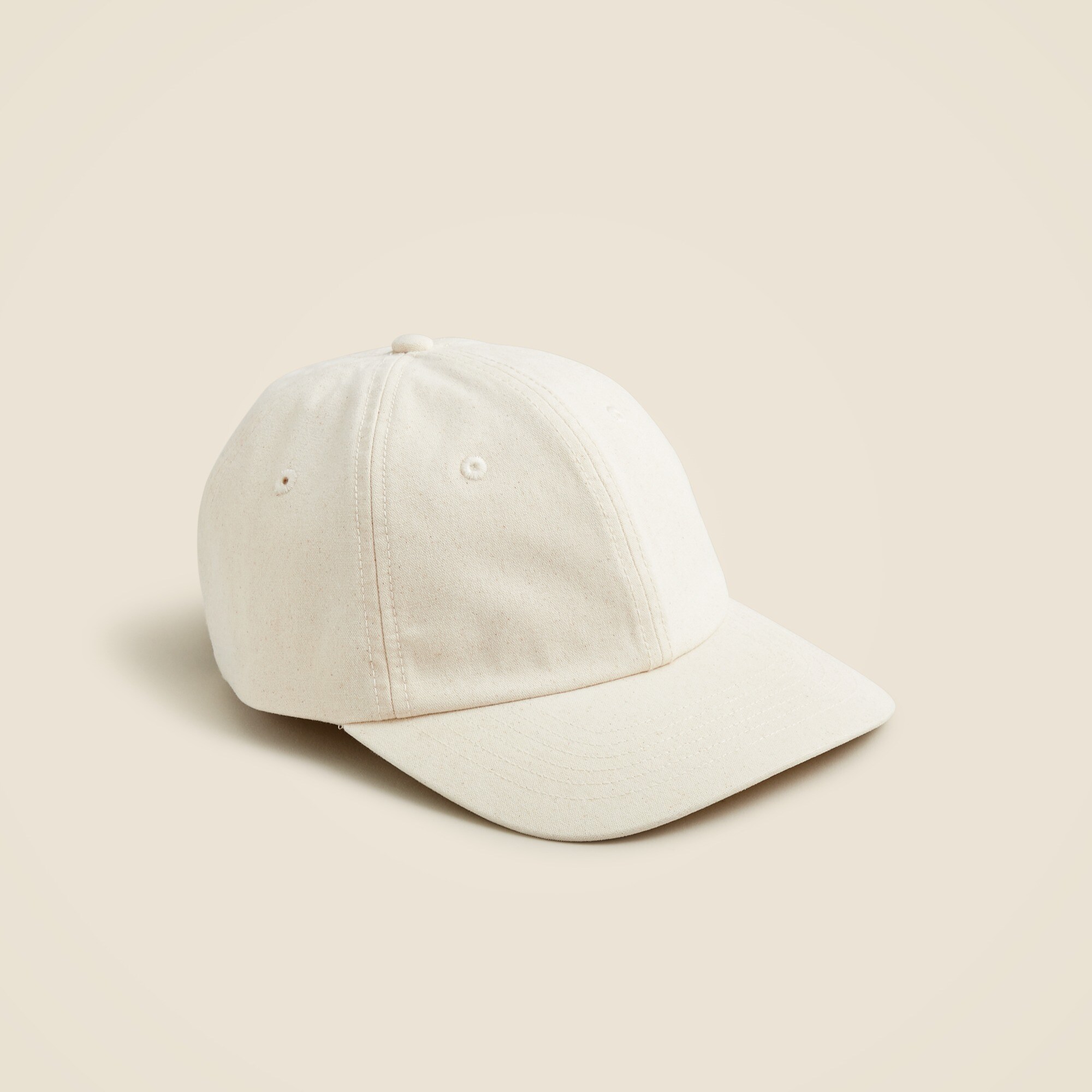 womens Washed canvas baseball cap