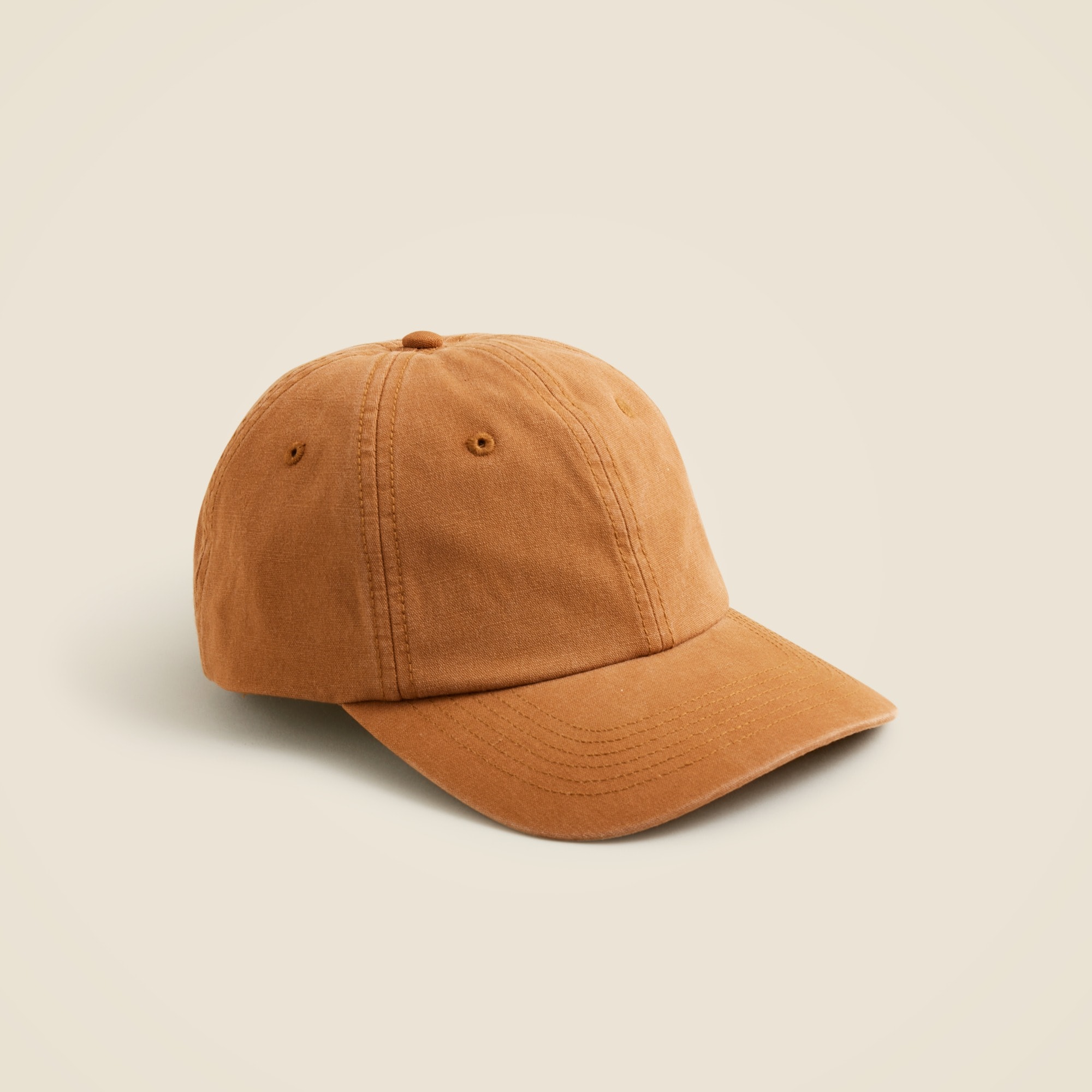 womens Washed canvas baseball cap