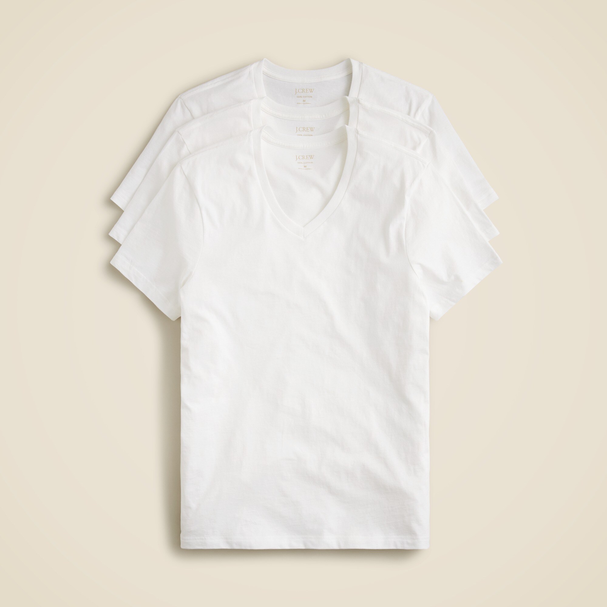  V-neck undershirts three-pack