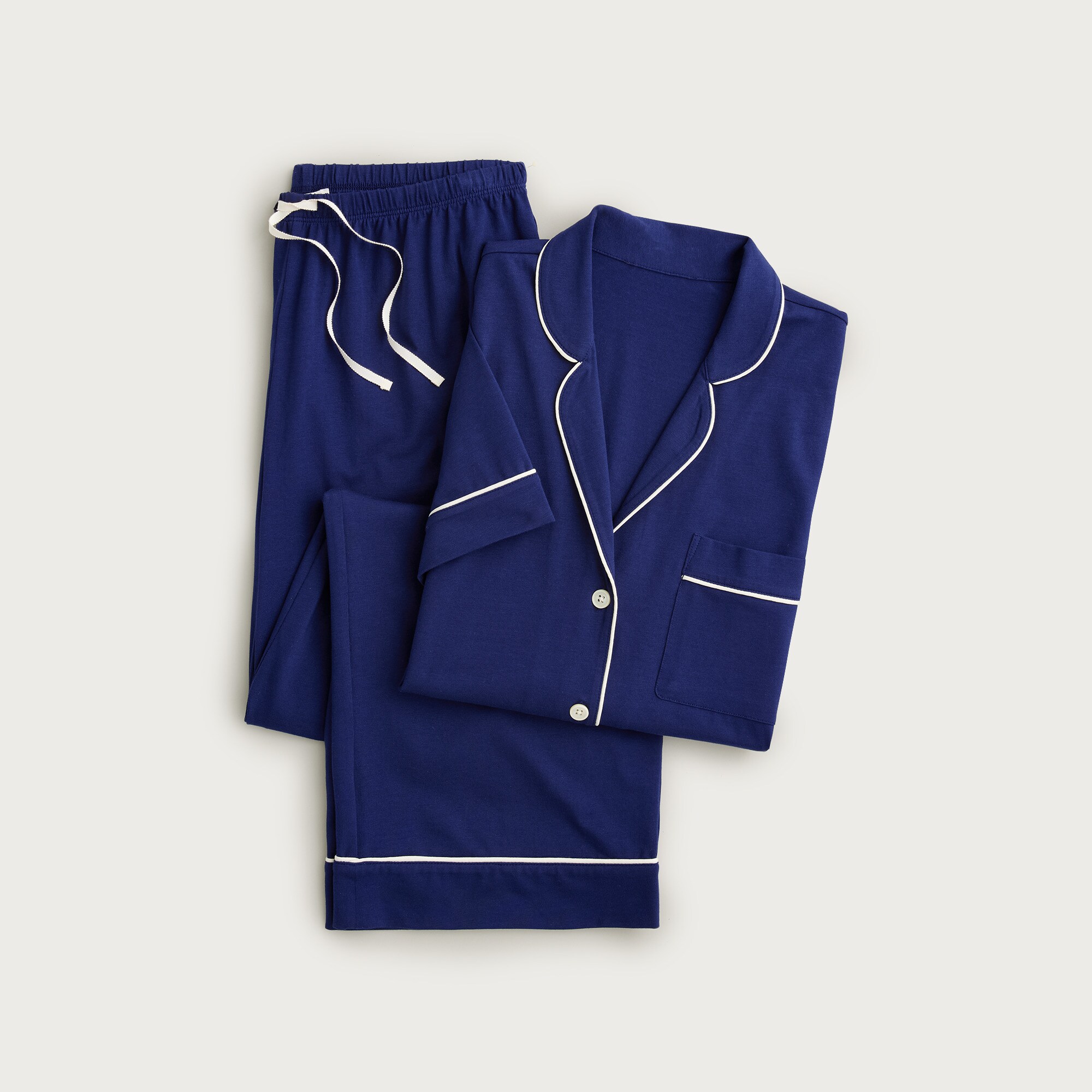 Dreamy cotton-blend pajama short set