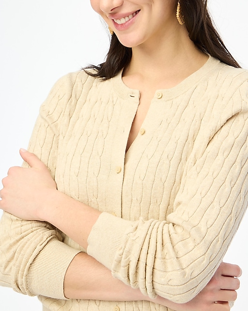 womens Cable cardigan