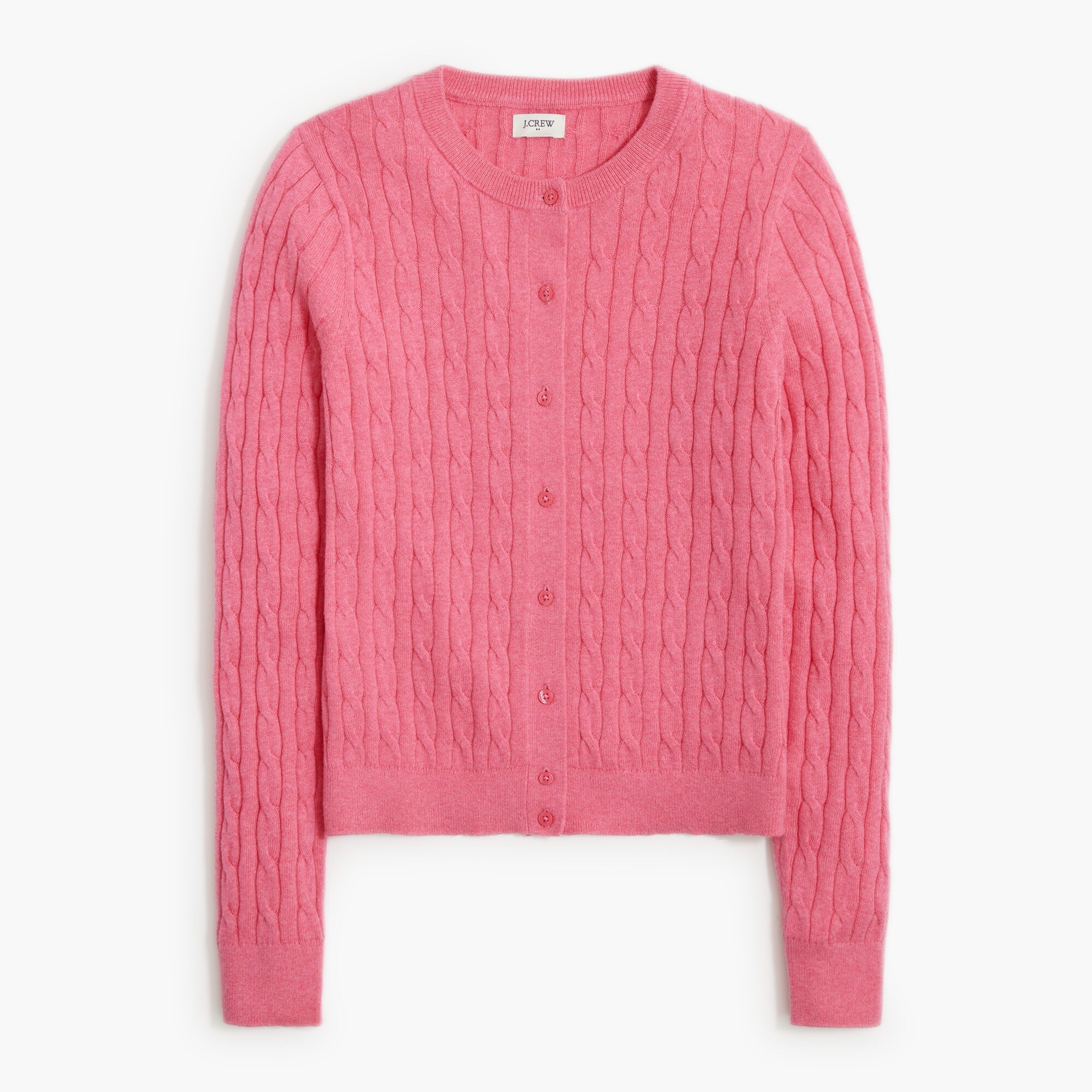 Cotton cable cardigan