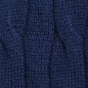 Cable sweater shell ANTIQUE NAVY