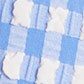 Seersucker french bikini top with ruffles BLUE WHITE SEERSUCKER  factory: seersucker french bikini top with ruffles for women