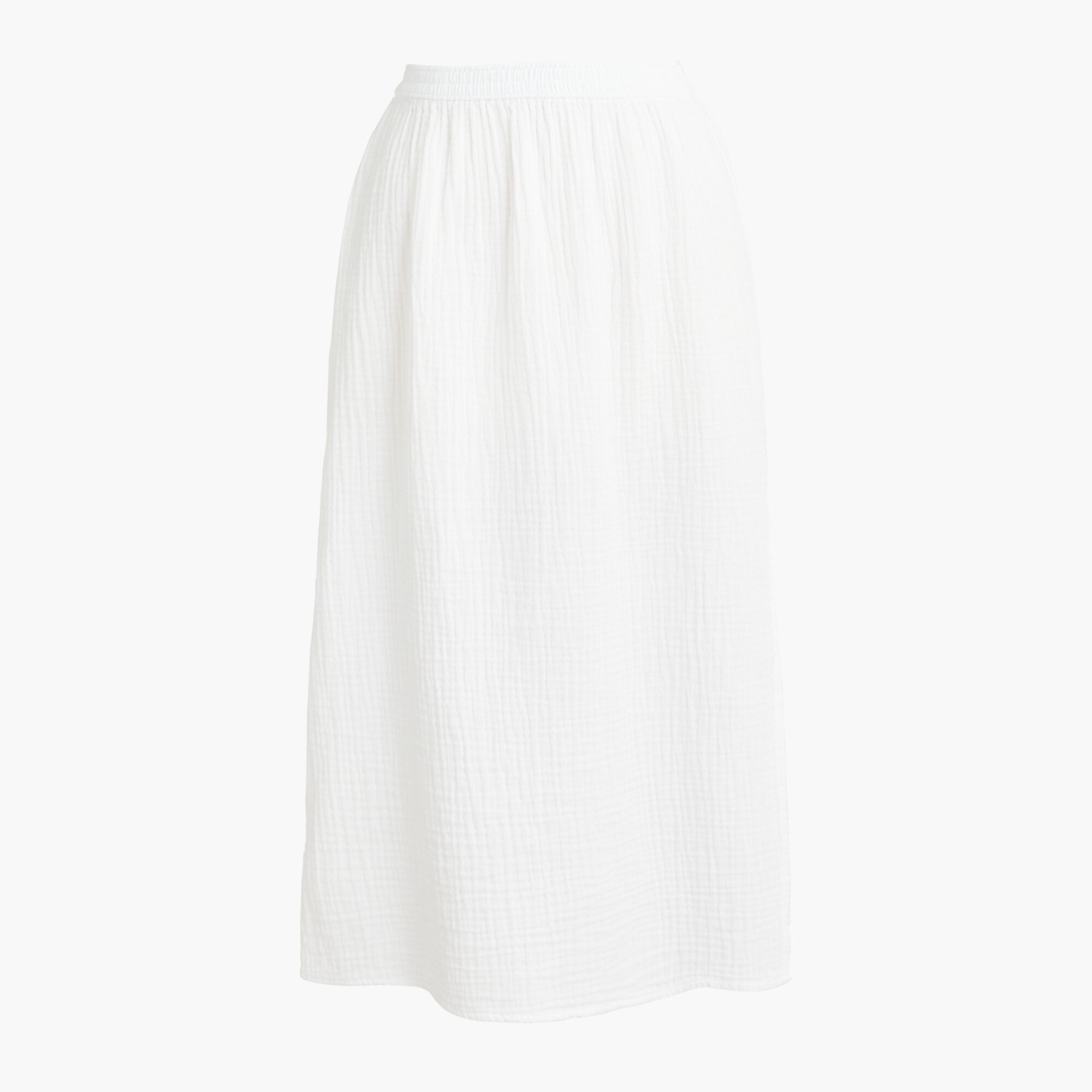 gauze pull-on skirt for women