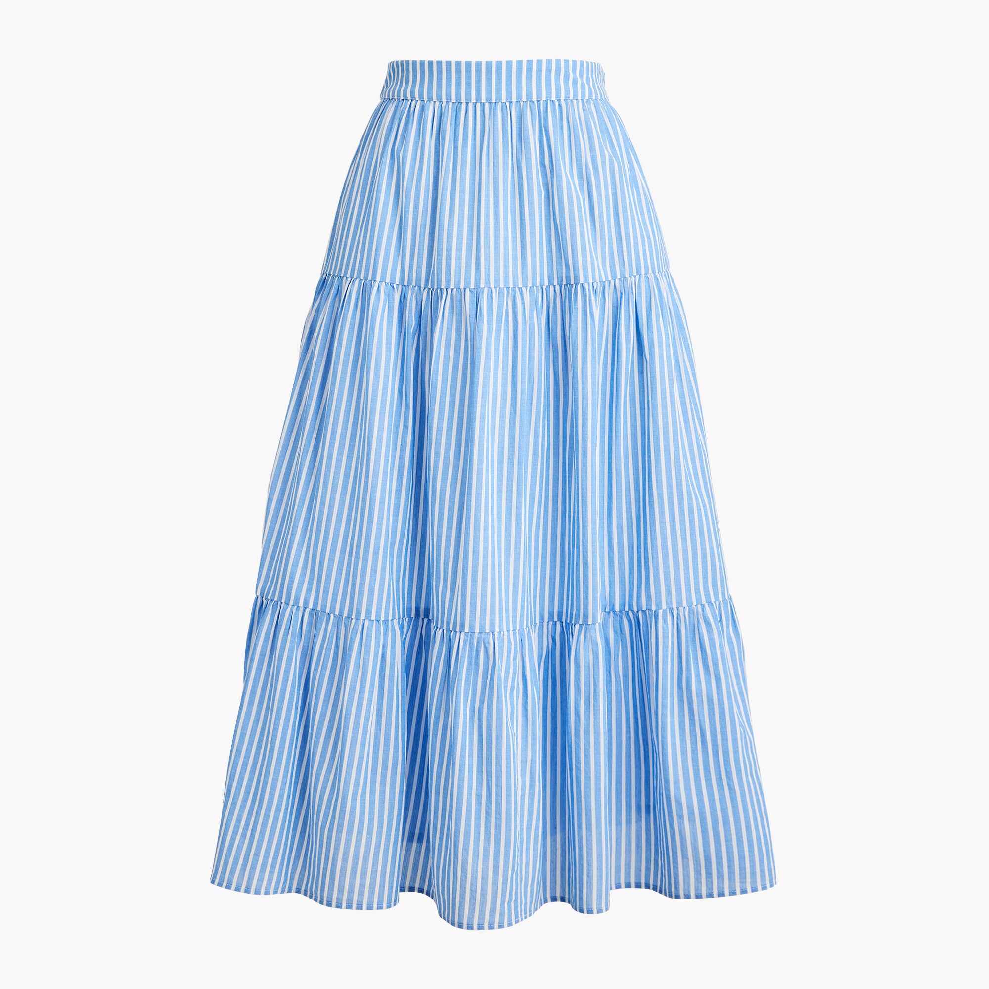 Tiered midi skirt