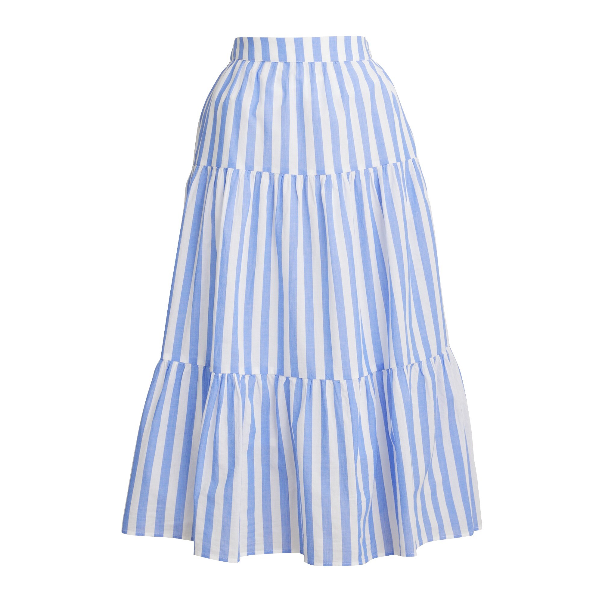 Tiered midi skirt