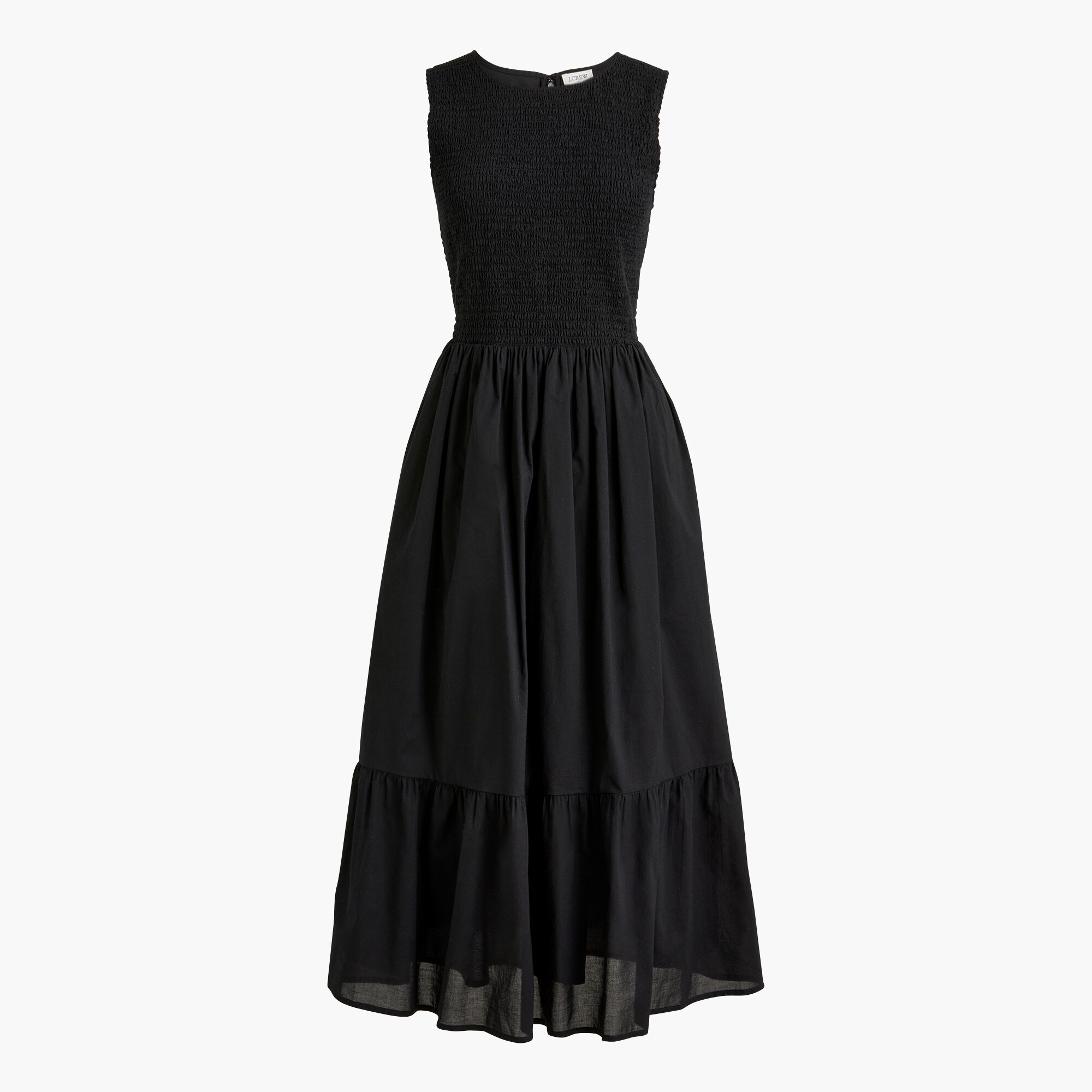 Smocked midi dress