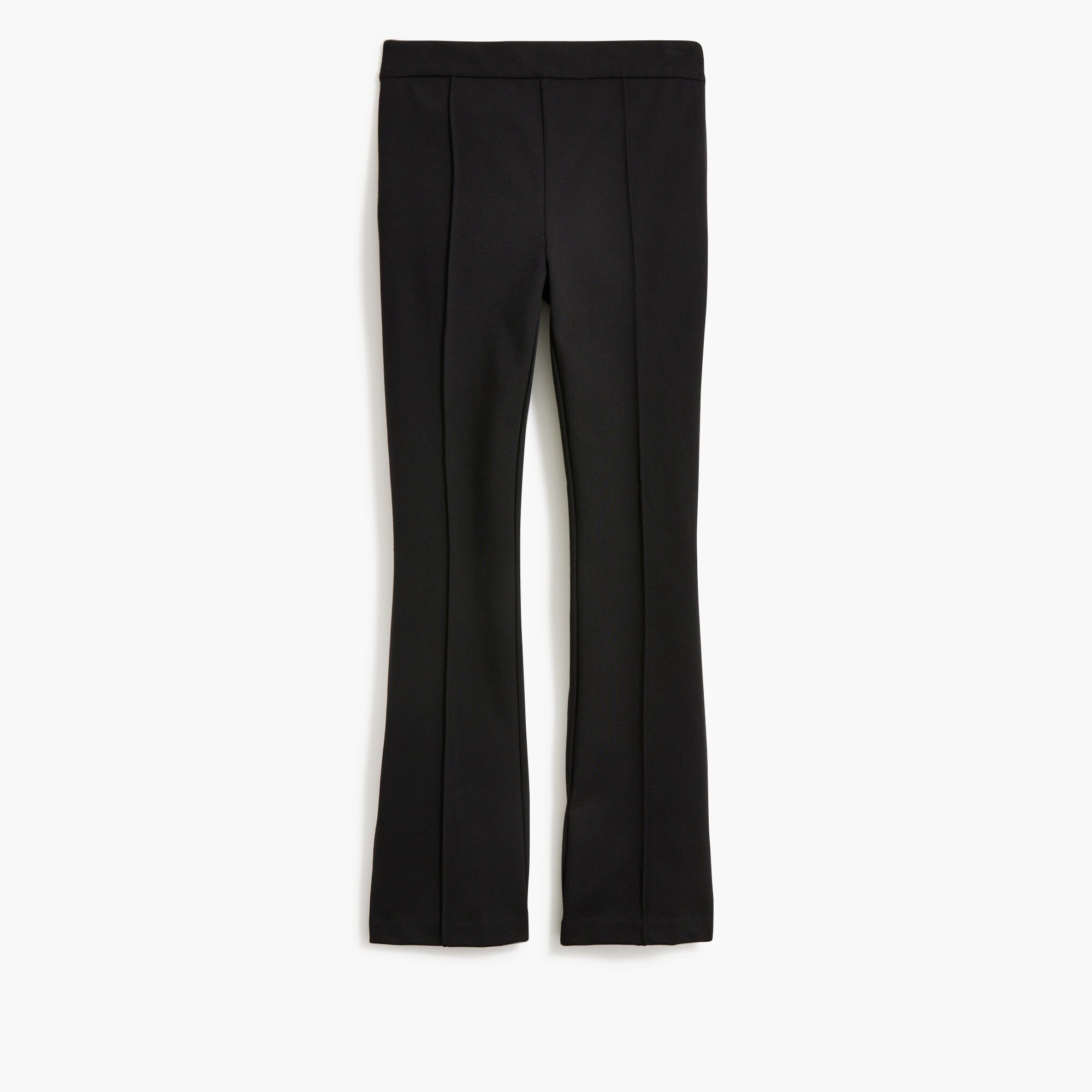 crop flare ponte pant for women