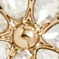 Gold and pearl flower stud earrings set-of-seven MOTHER OF PEARL factory: gold and pearl flower stud earrings set-of-seven for women