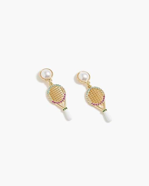  Tennis drop earrings