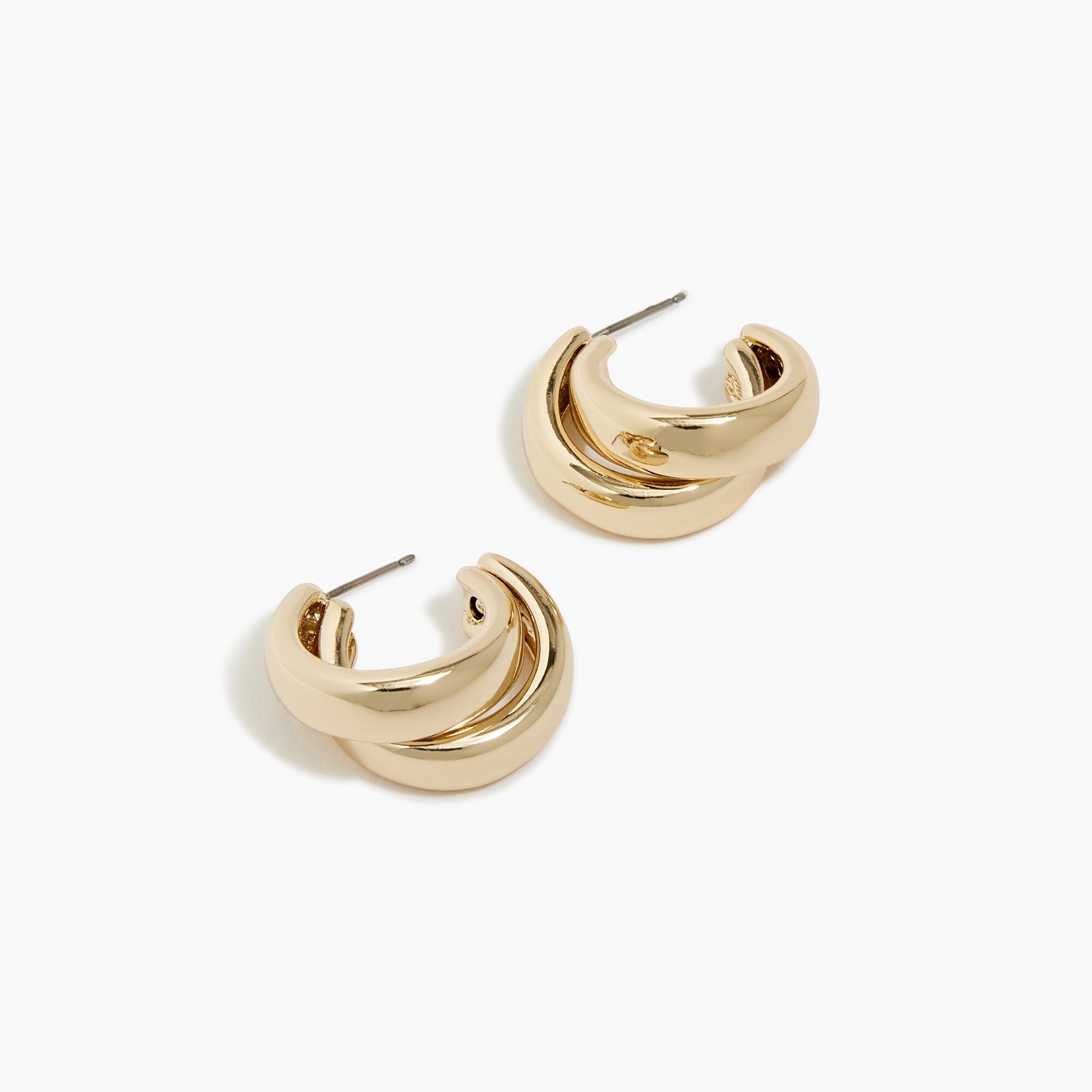 factory: double-hoop earrings for women