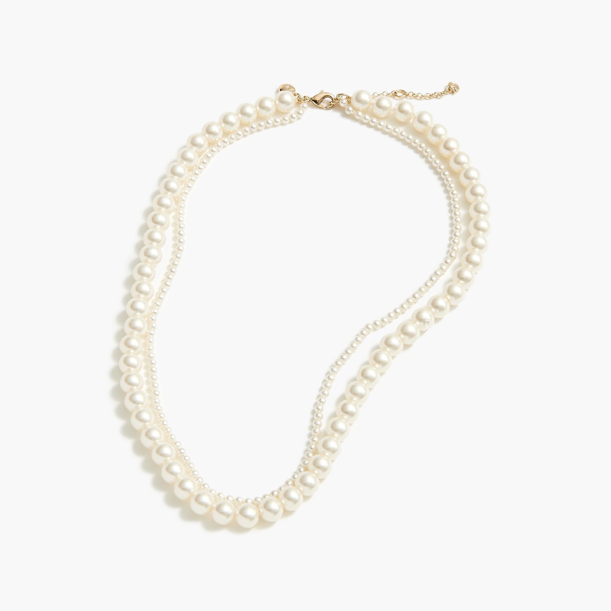 Double Pearl Necklace | $22