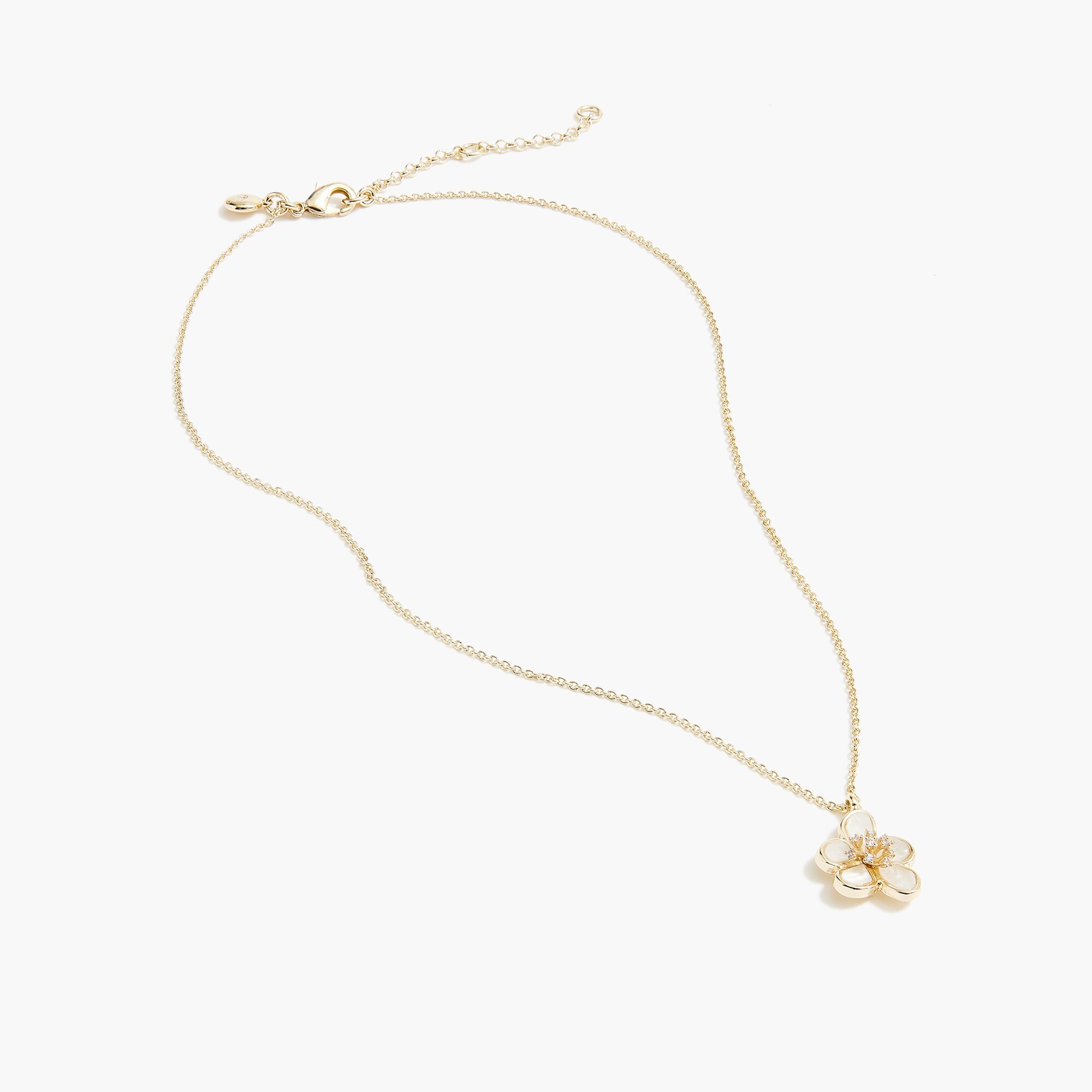 Mother-of-pearl Flower Pendant Necklace For Women | Factory