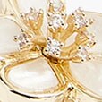 Mother-of-pearl flower pendant necklace MOTHER OF PEARL factory: mother-of-pearl flower pendant necklace for women