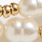 Pearl and bead bracelets set GOLD