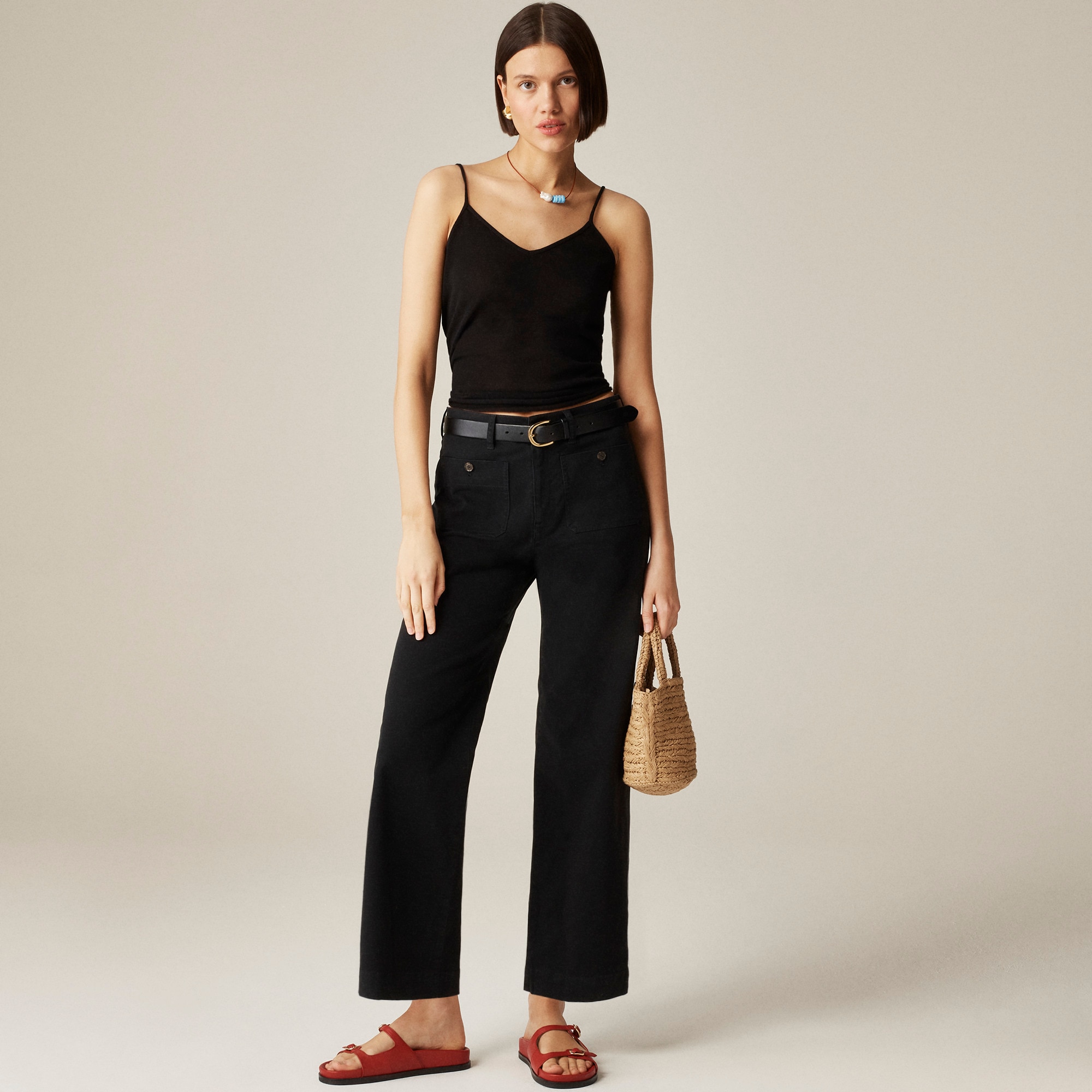  Sailor slim wide-leg chino pant