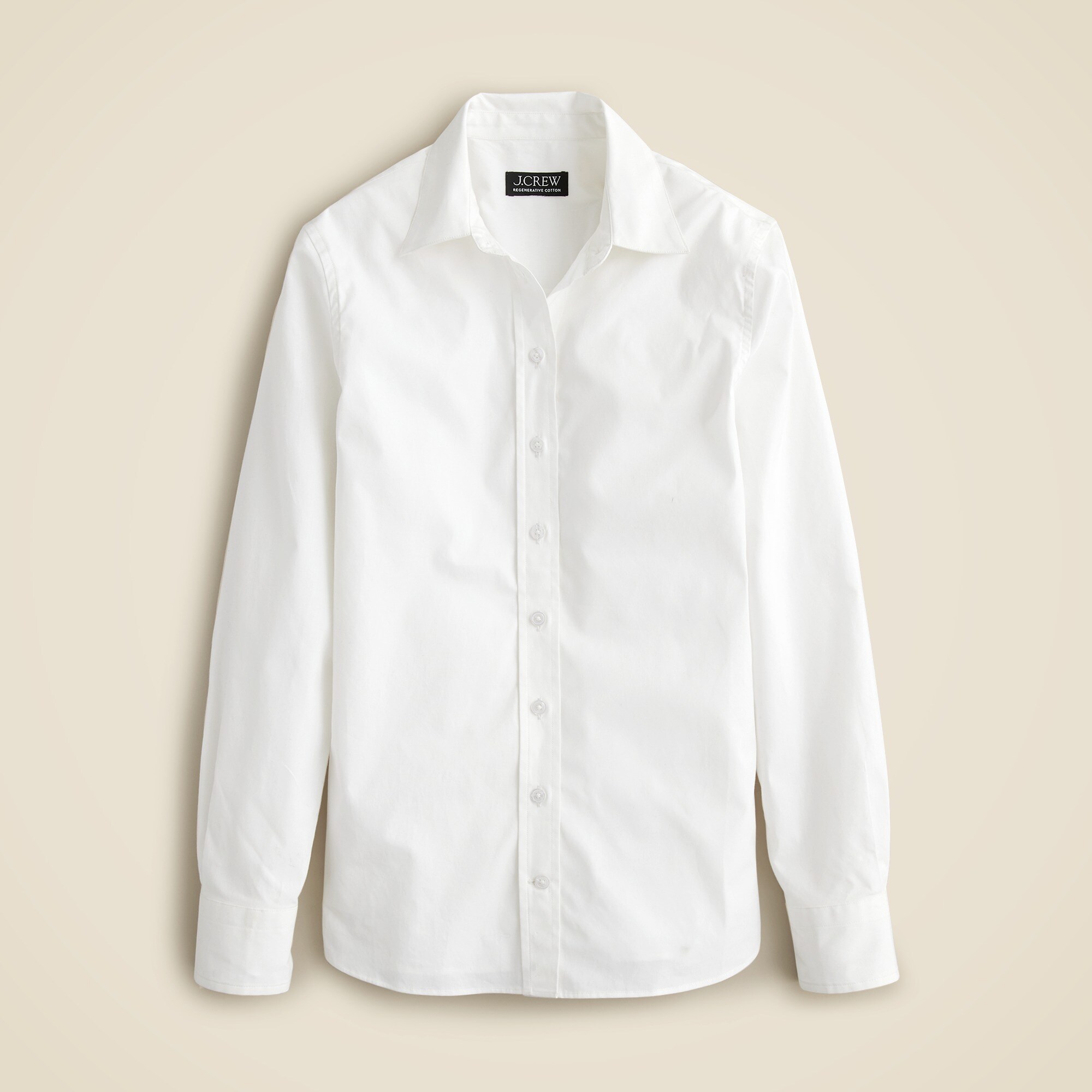 Wren slim shirt in stretch cotton poplin
