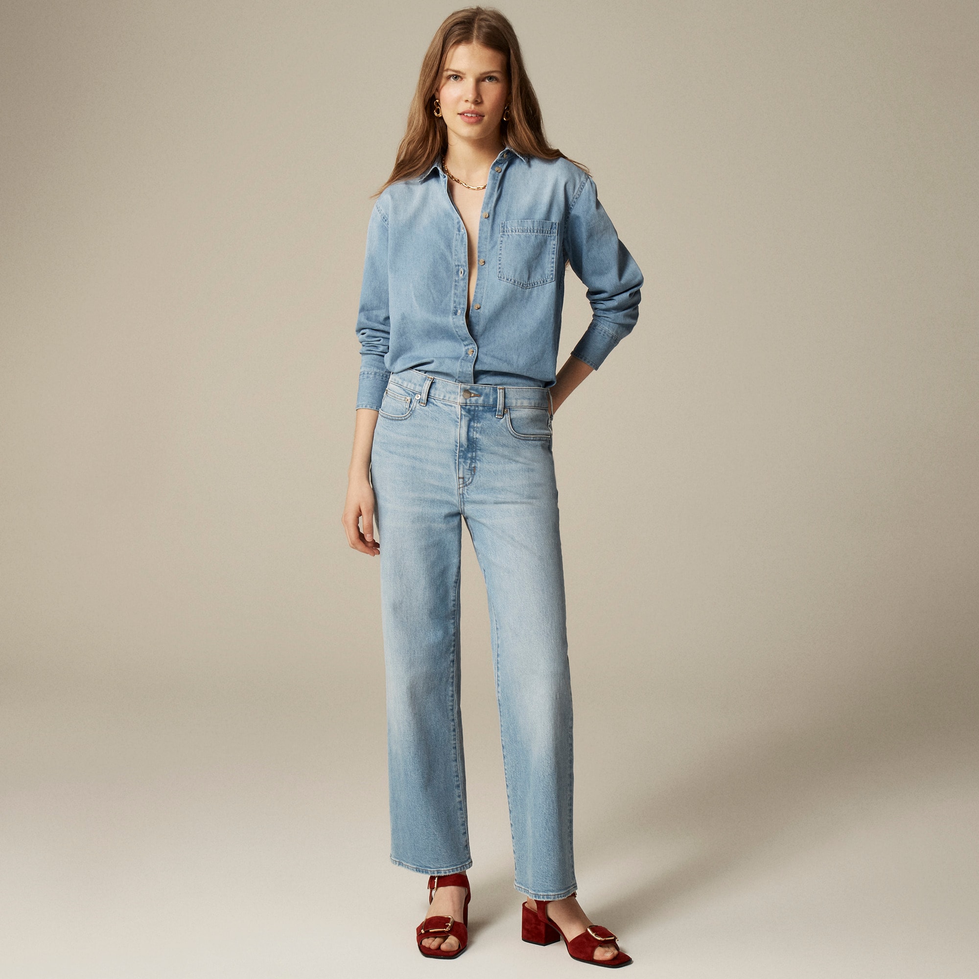 Garçon classic chambray shirt in Storm wash