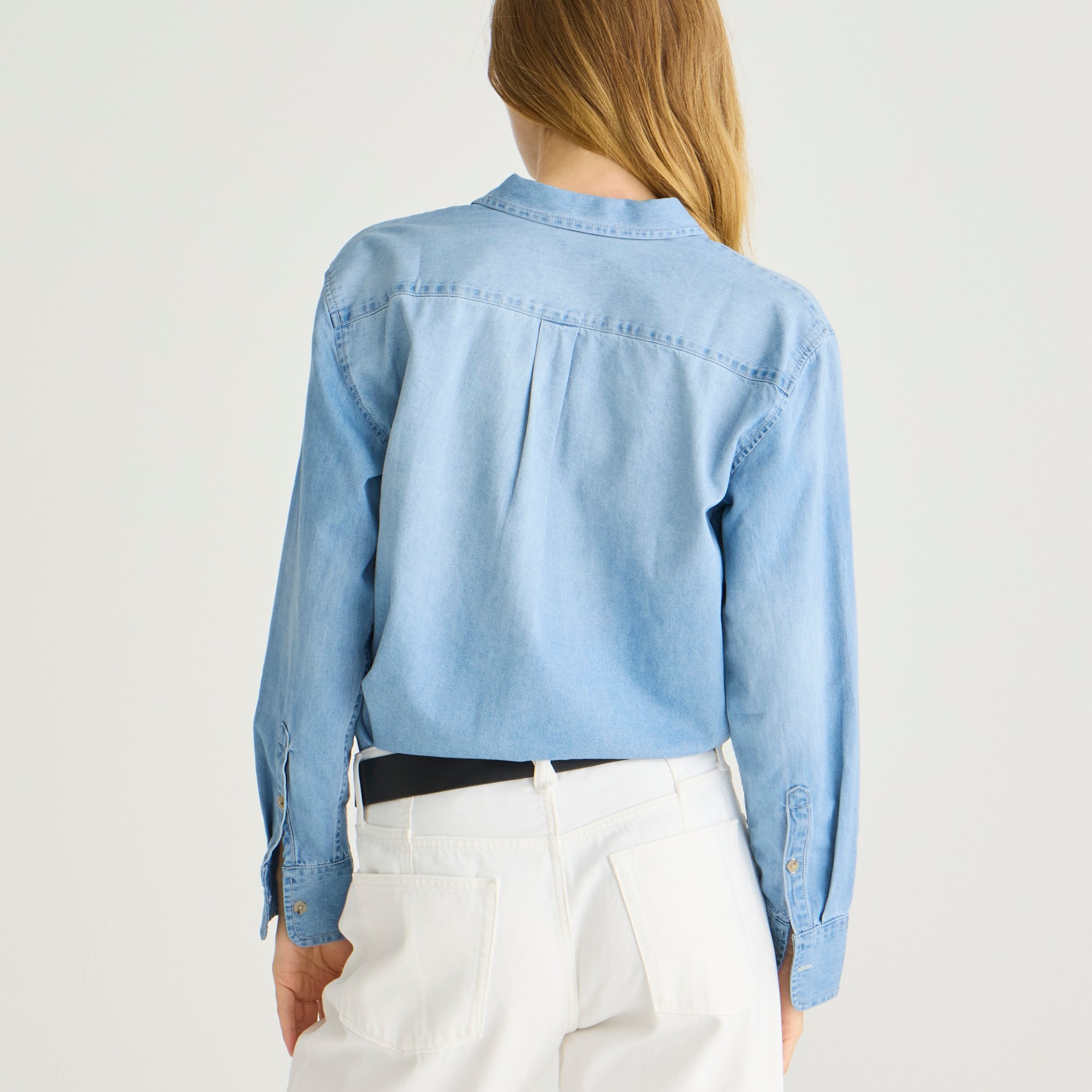 Garçon classic chambray shirt in Storm wash