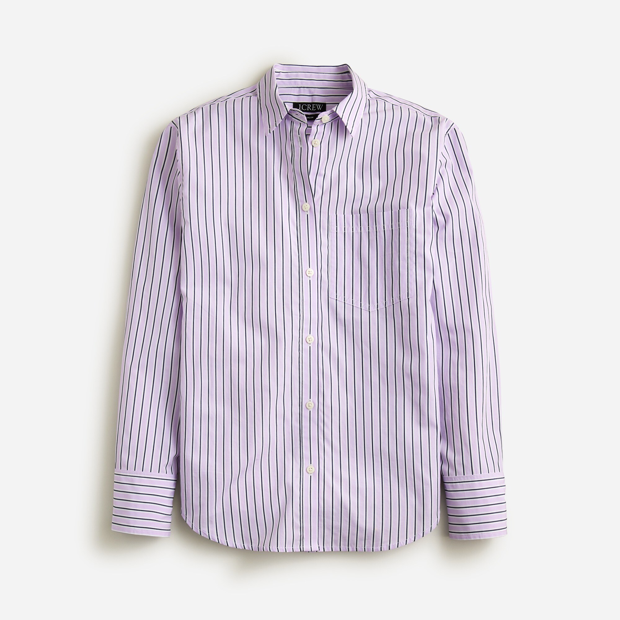 Garçon classic shirt in striped cotton poplin