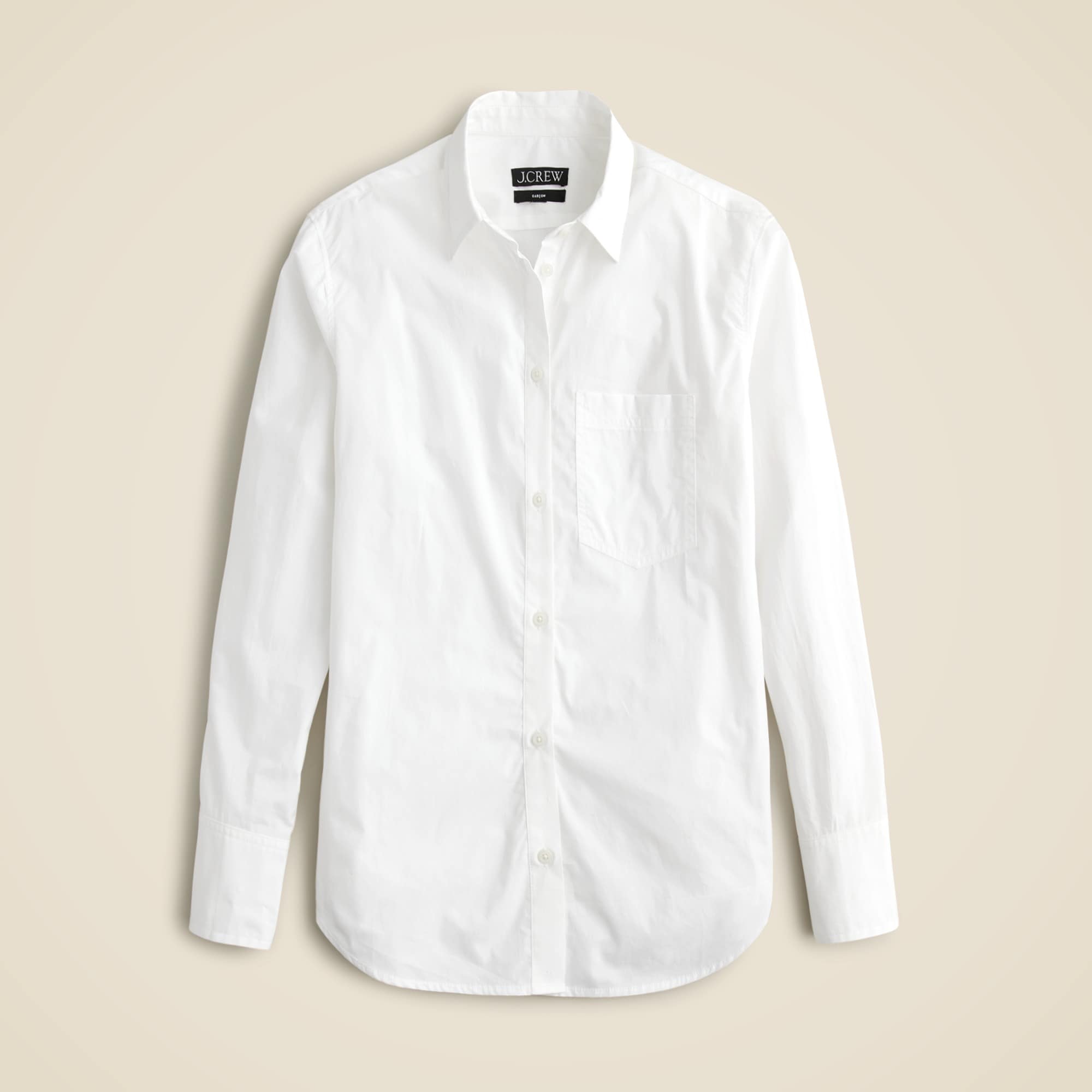 Garçon classic shirt in cotton poplin