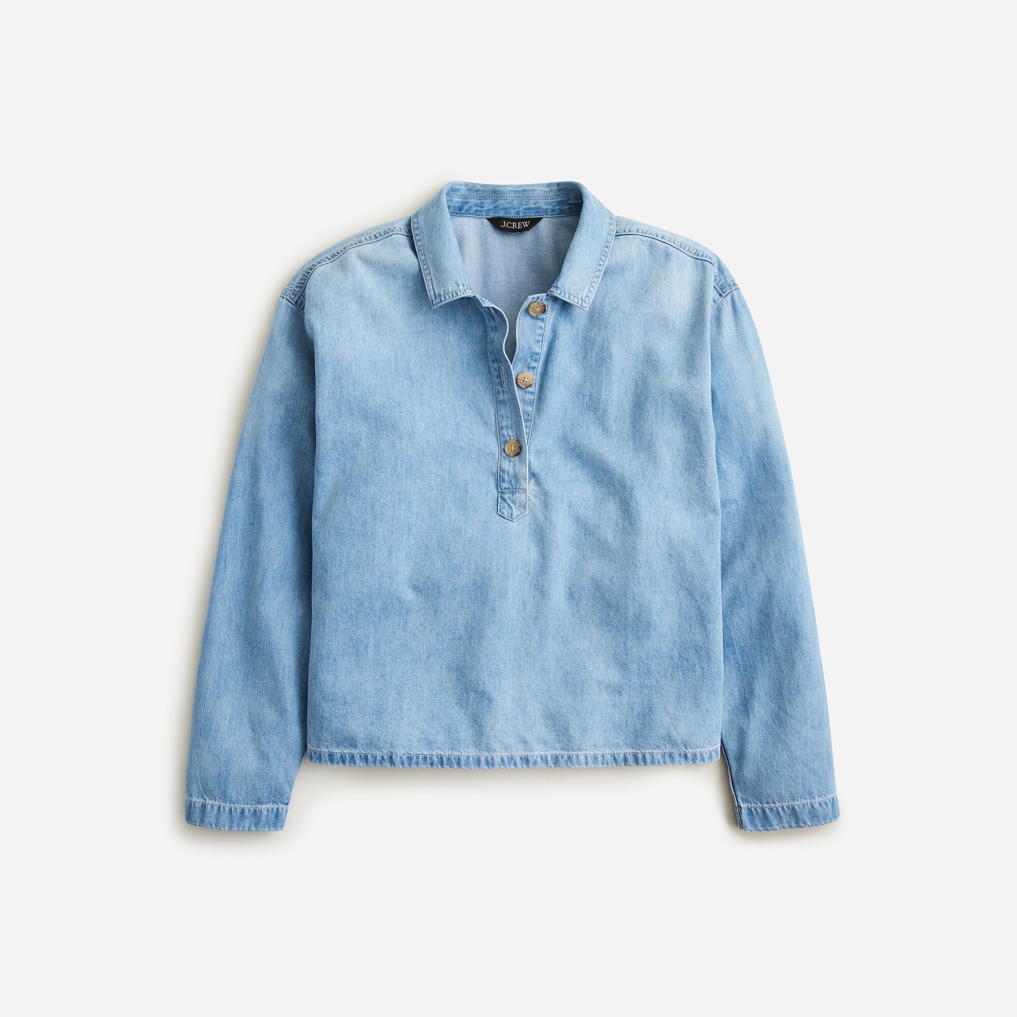 Chambray popover shirt