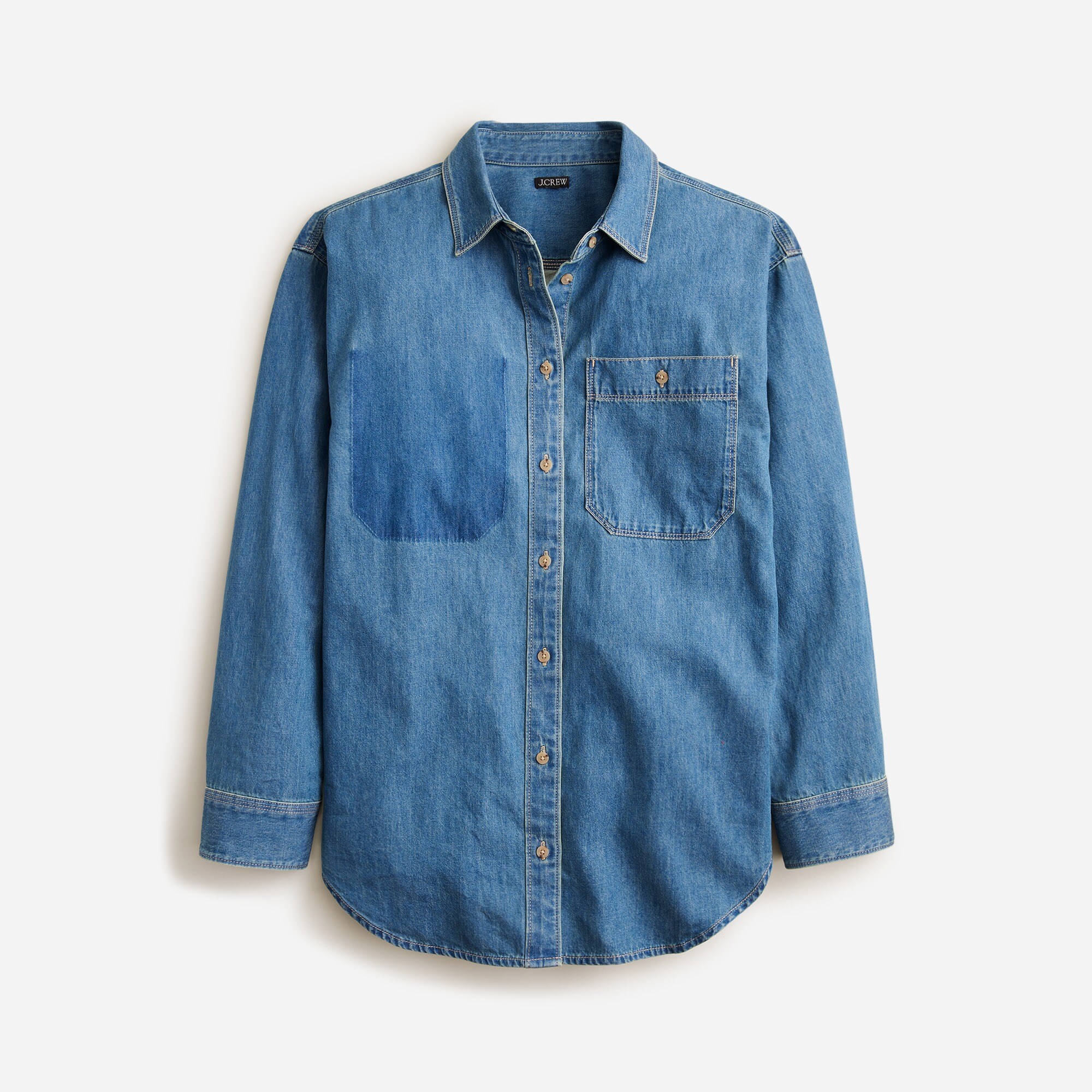  Relaxed chambray shirt