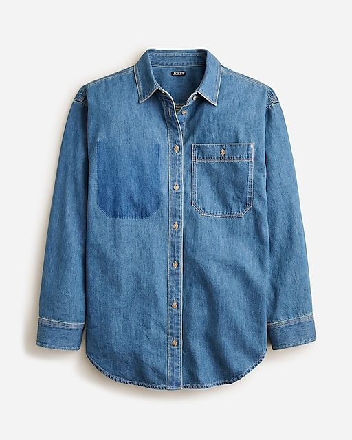  Relaxed chambray shirt
