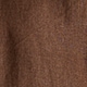 Petite Etienne oversized shirt in Baird McNutt Irish linen DEEP CHOCOLATE
