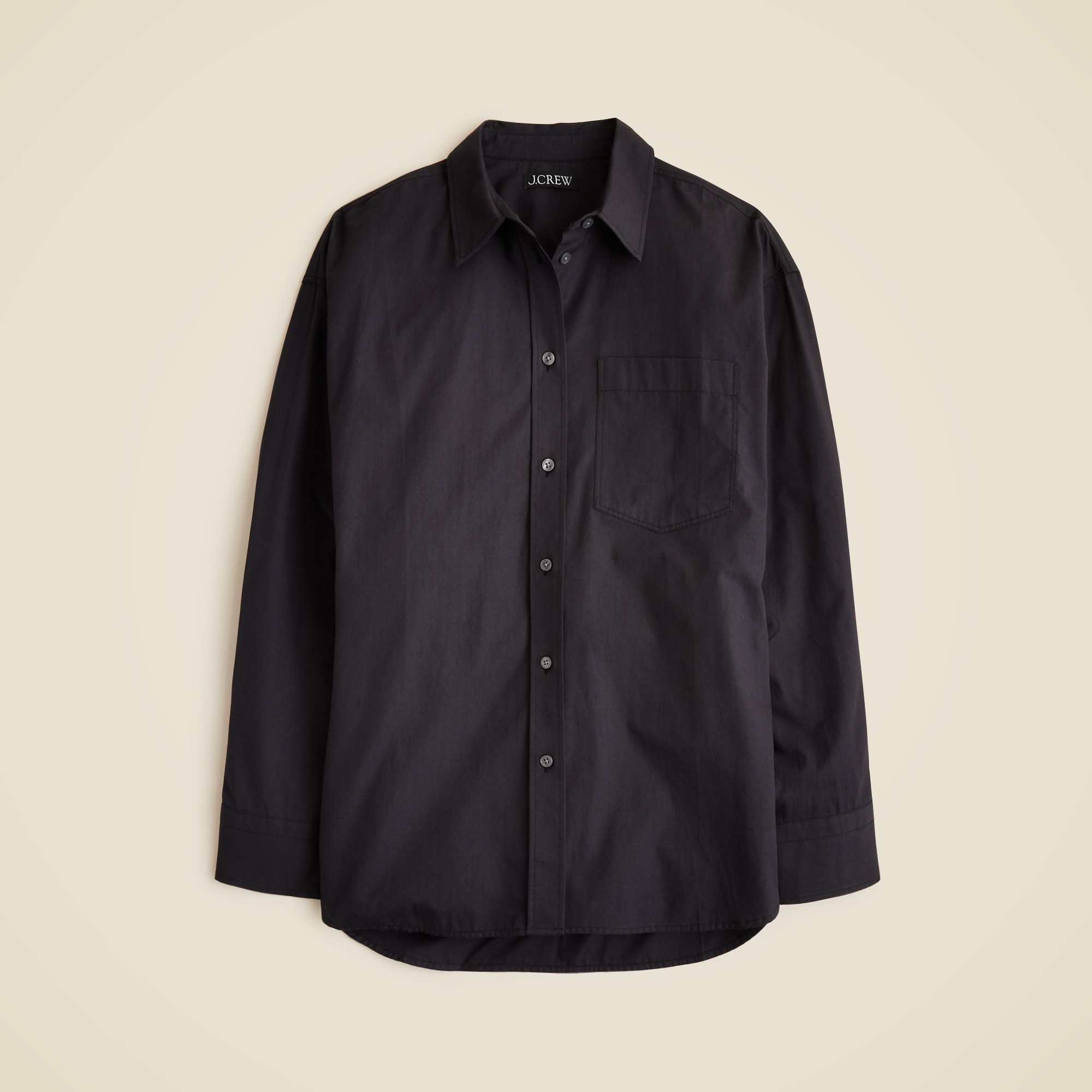 womens &Eacute;tienne oversized shirt in lightweight oxford