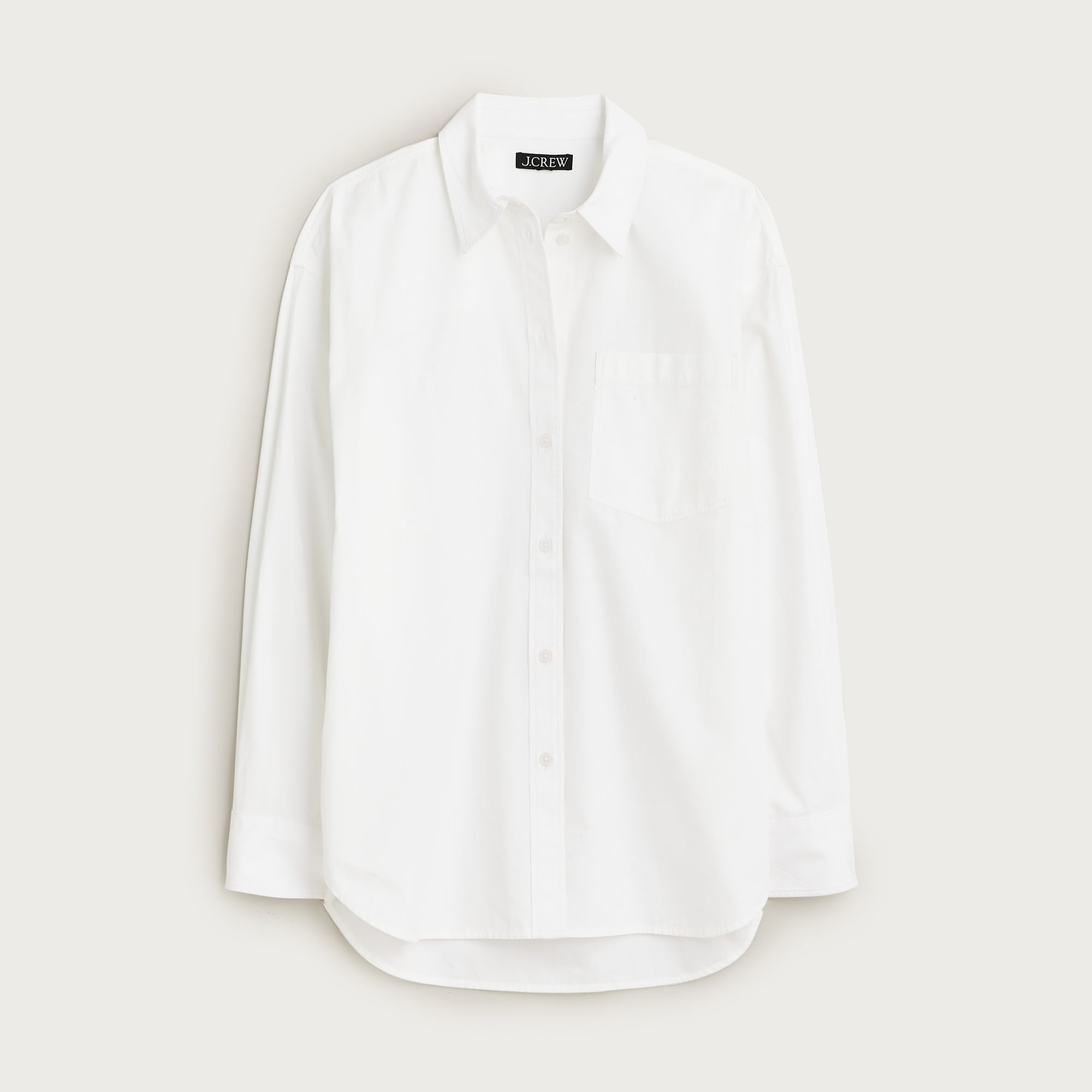womens &Eacute;tienne oversized shirt in lightweight oxford