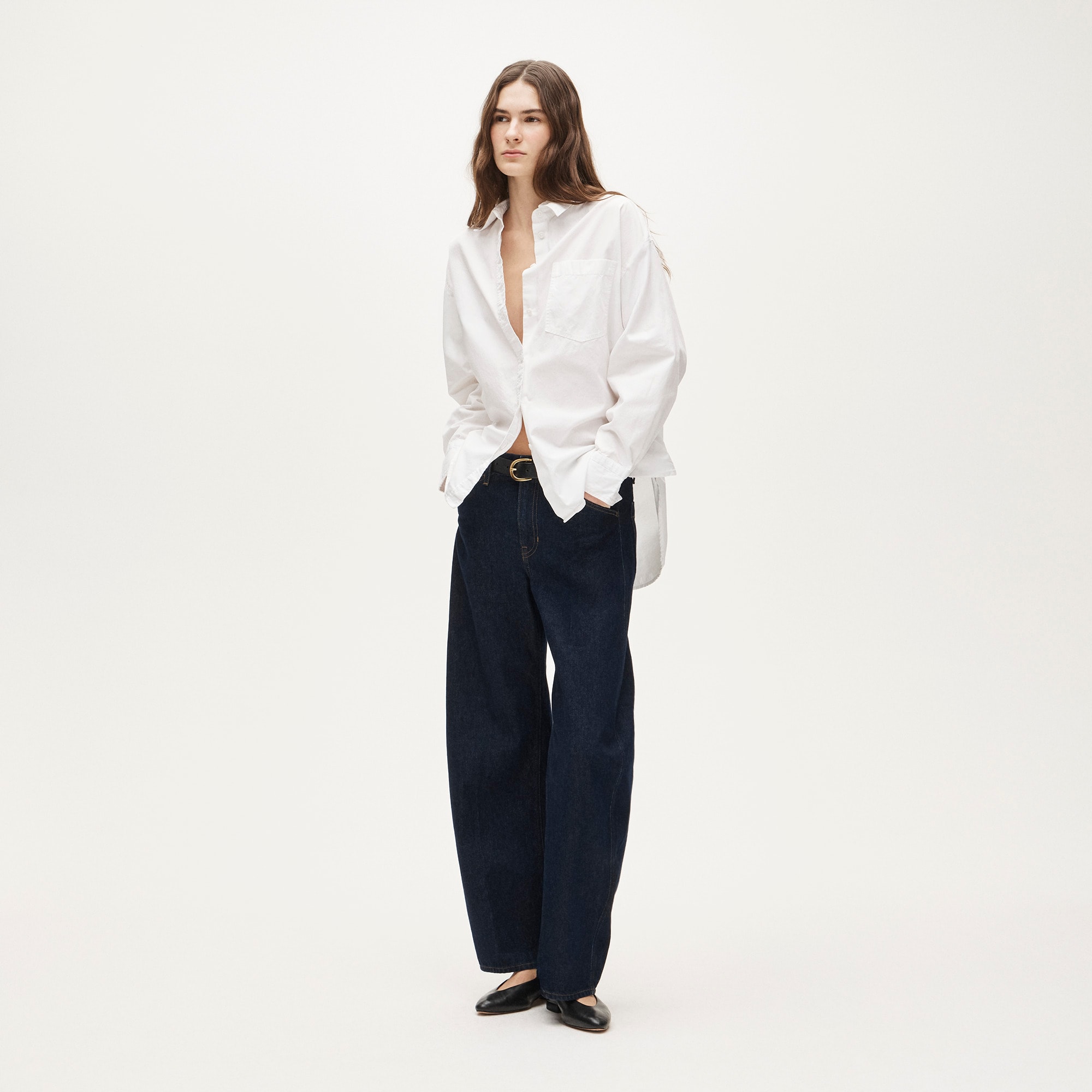 Étienne oversized shirt in lightweight oxford
