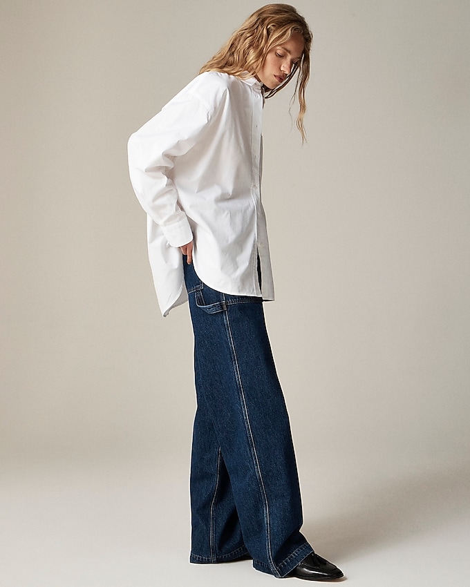 J.Crew: Étienne Oversized Shirt In Lightweight Oxford For Women J.Crew: Étienne Oversized Shirt In Lightweight Oxford For Women