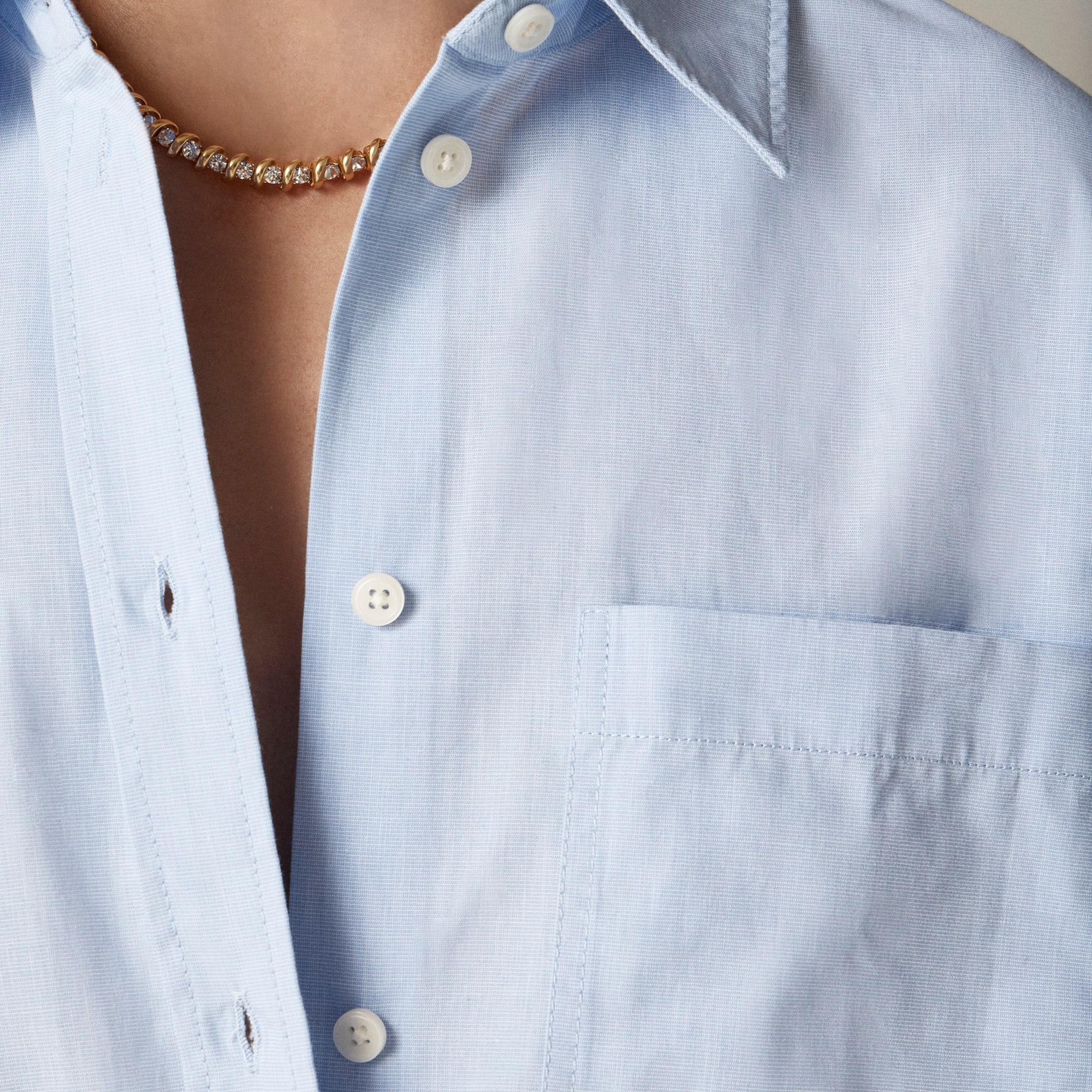 Étienne oversized shirt in lightweight oxford