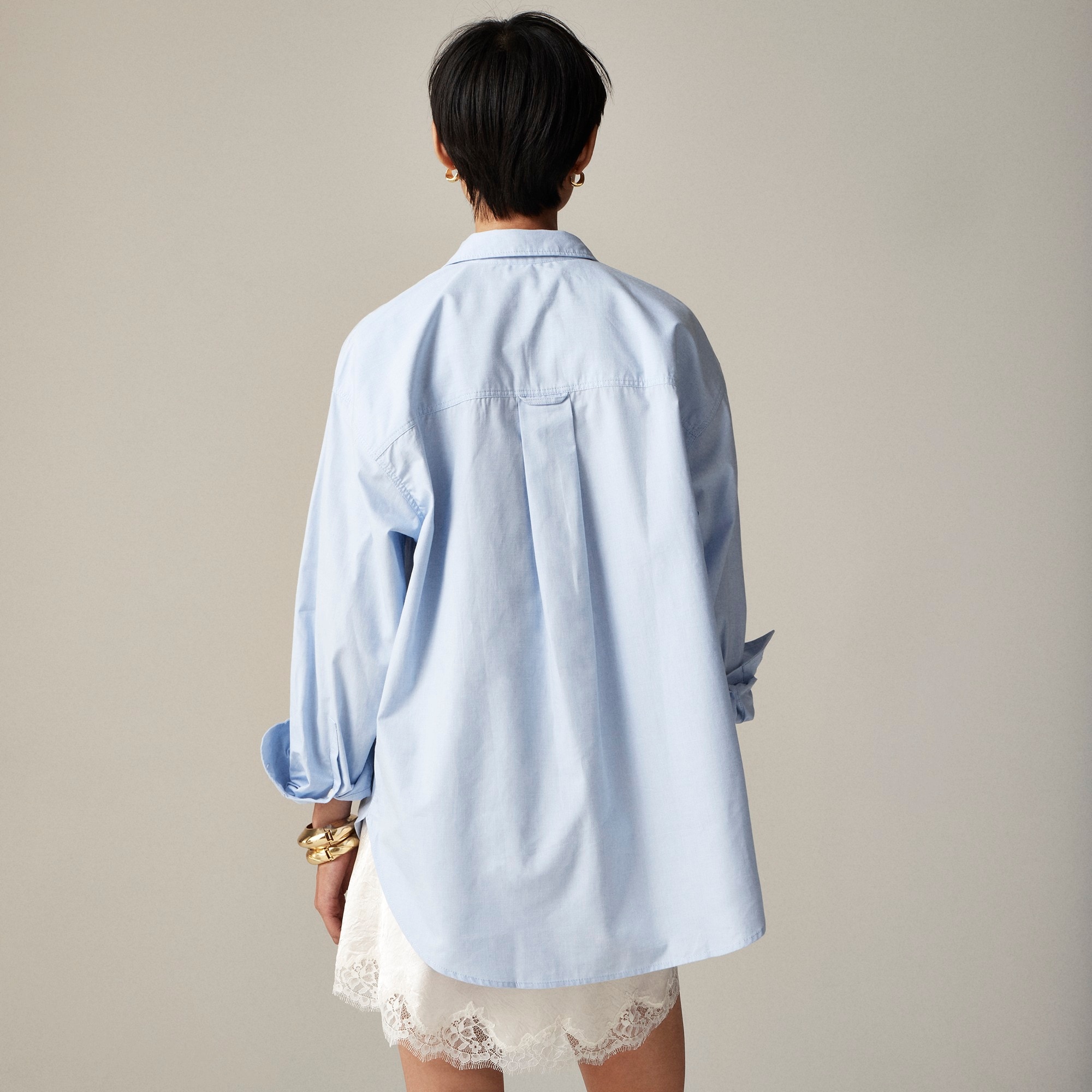 Étienne oversized shirt in lightweight oxford