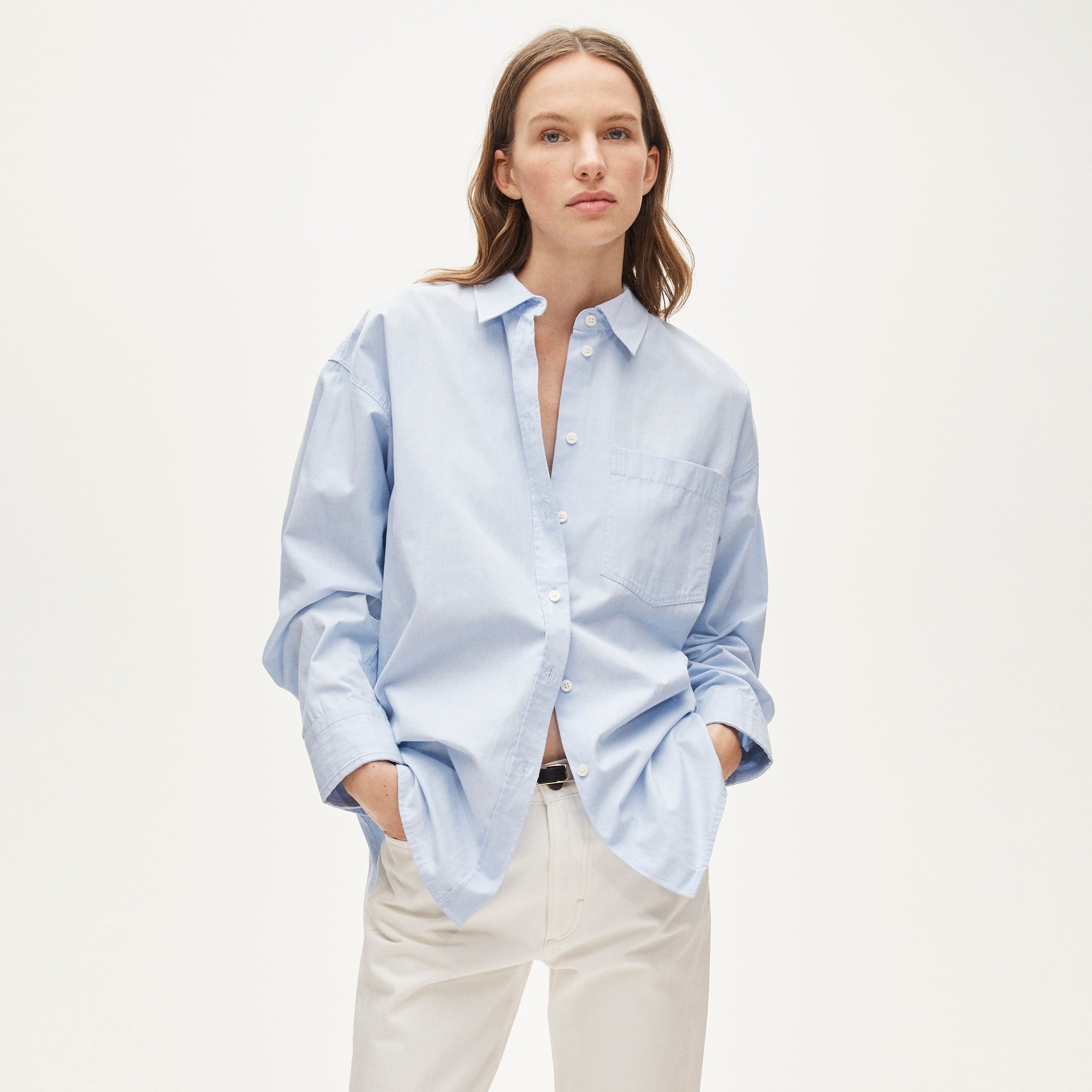  &Eacute;tienne oversized shirt in lightweight oxford