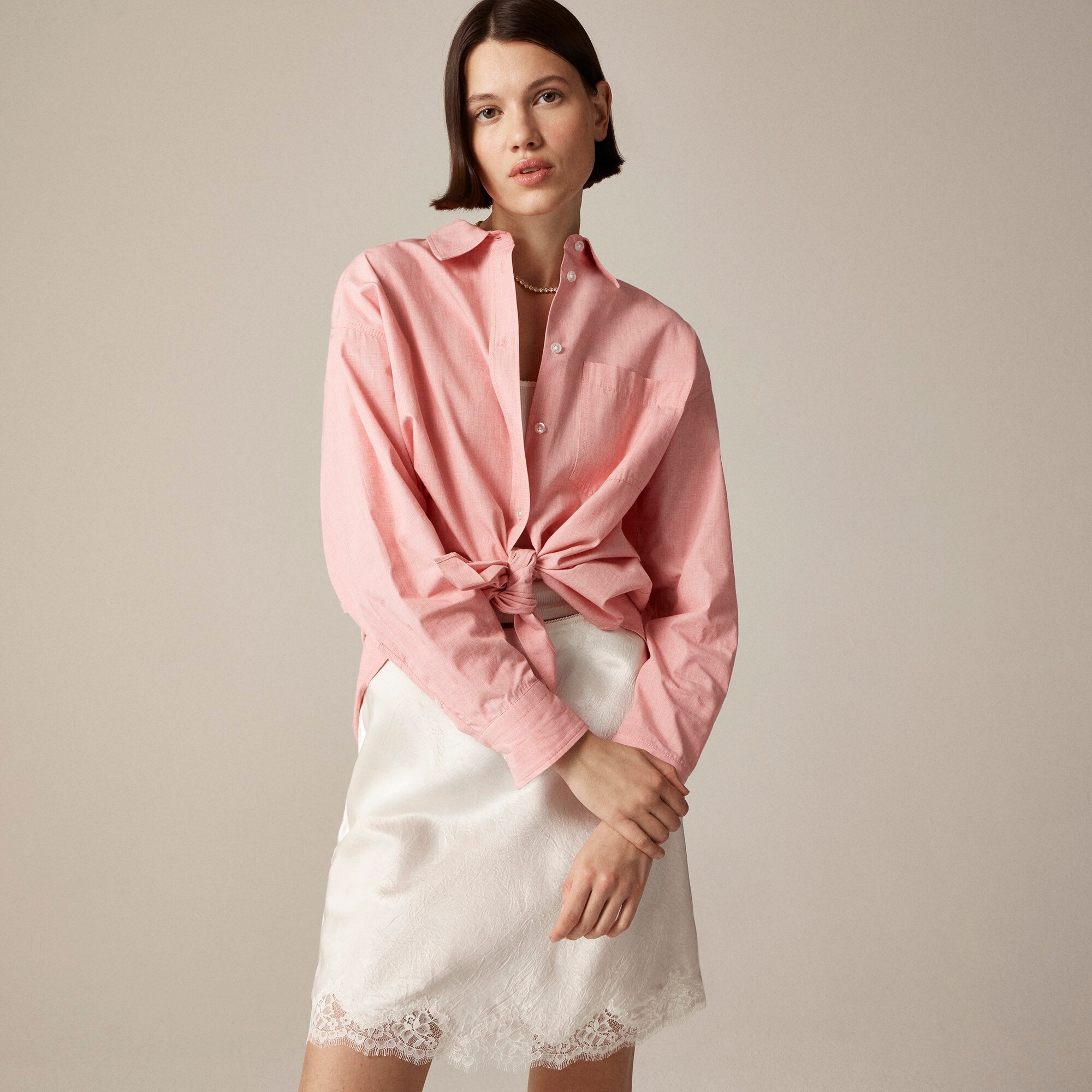 Étienne oversized shirt in lightweight oxford