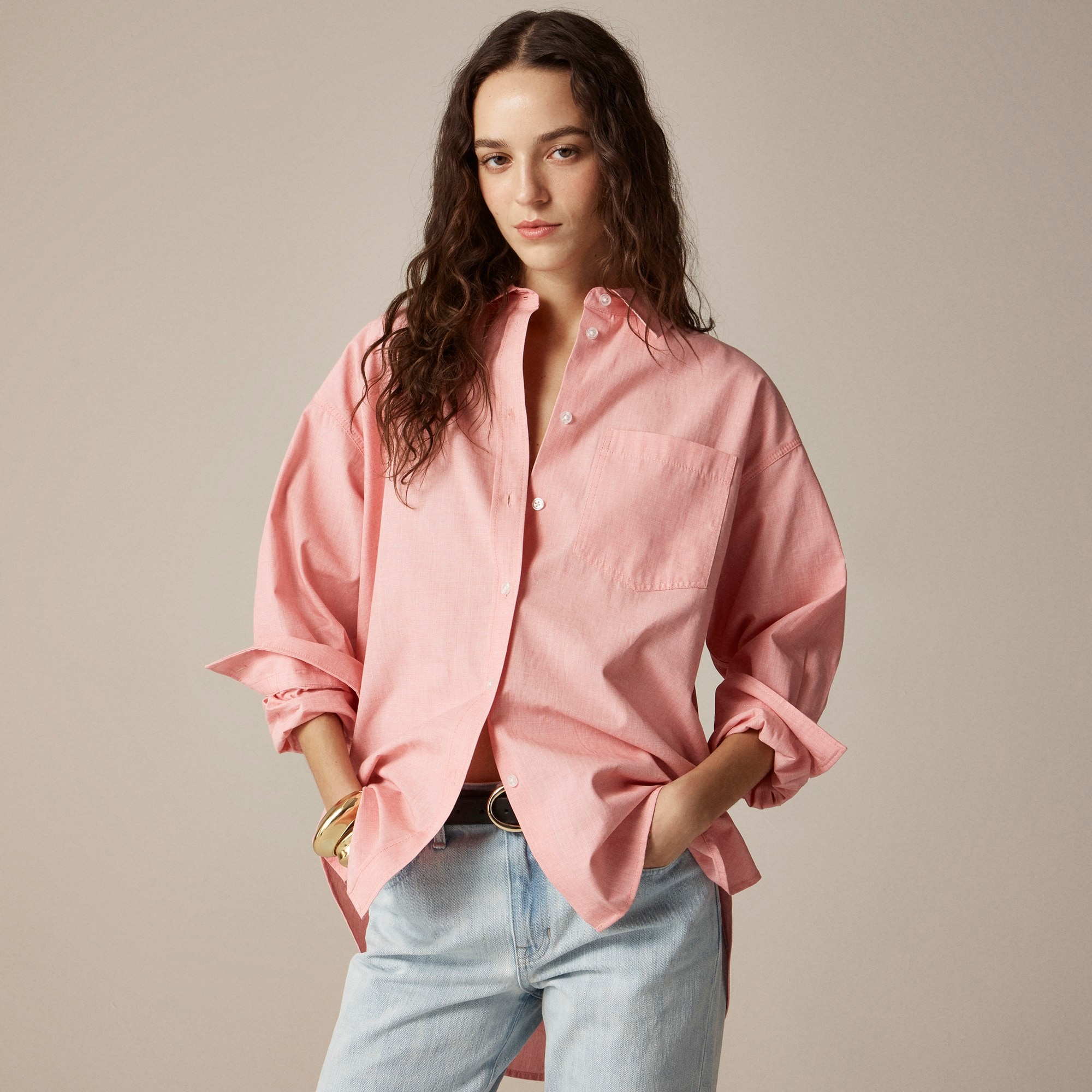 Étienne oversized shirt in lightweight oxford