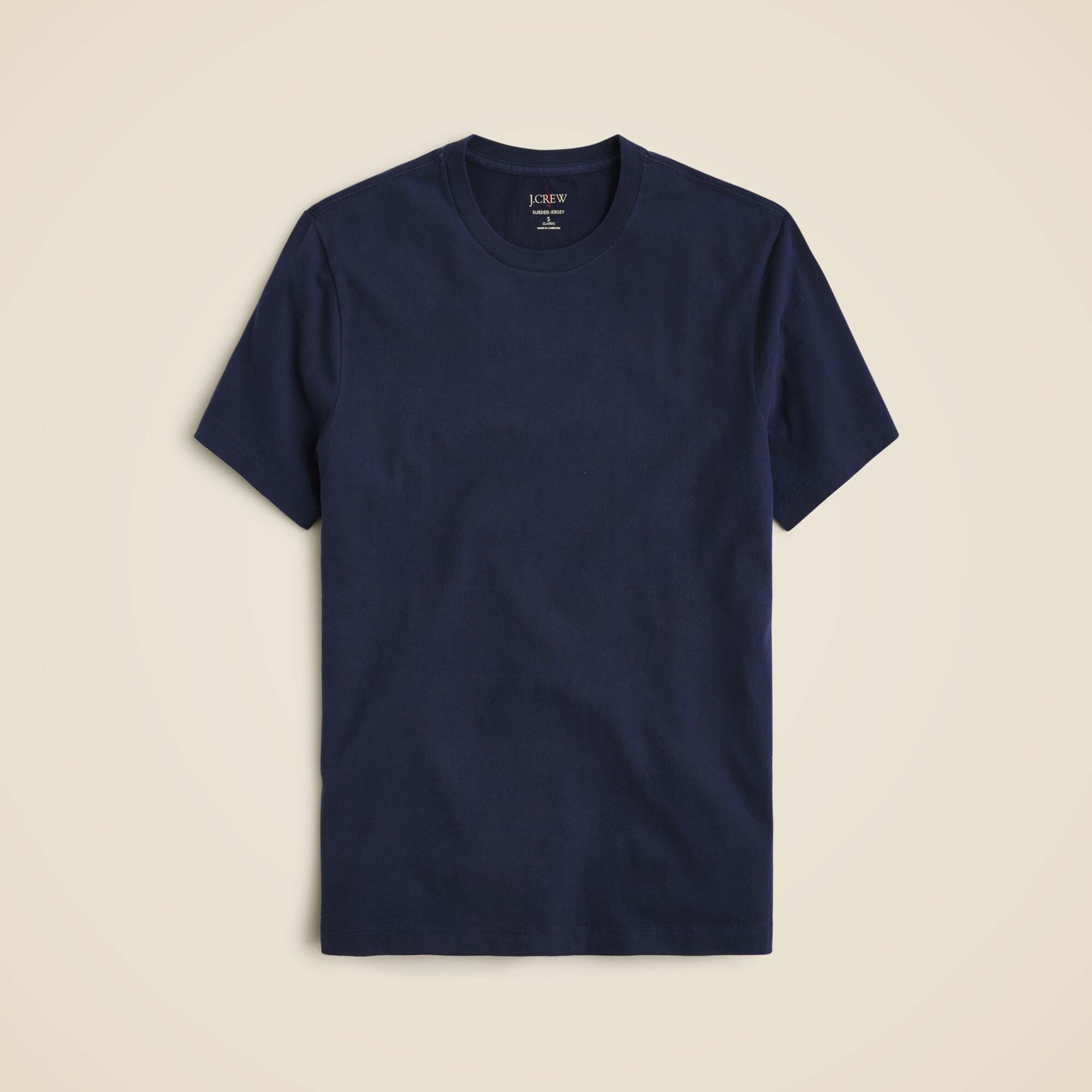 Vintage-wash cotton short-sleeve T-shirt