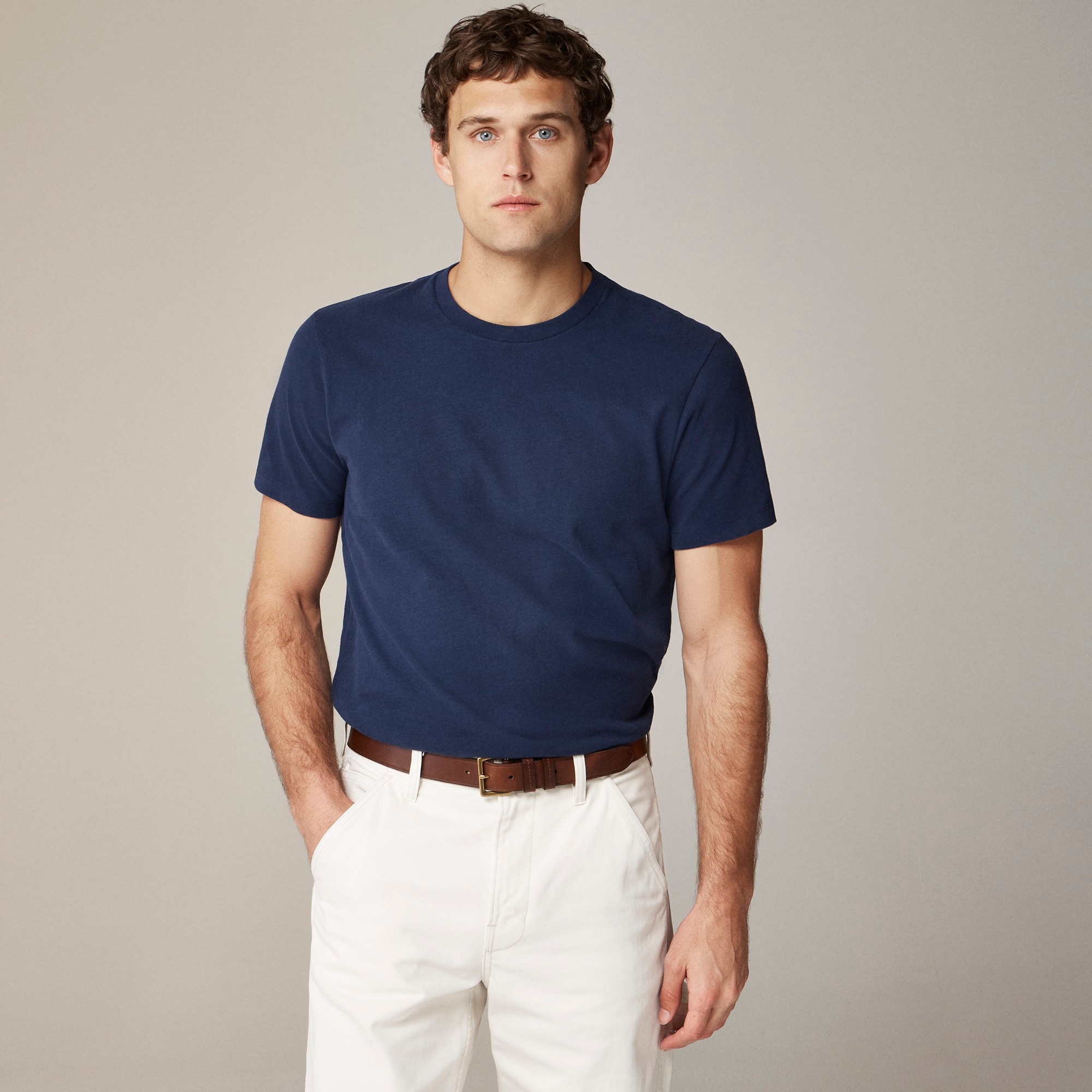 j.crew: sueded cotton t-shirt for men